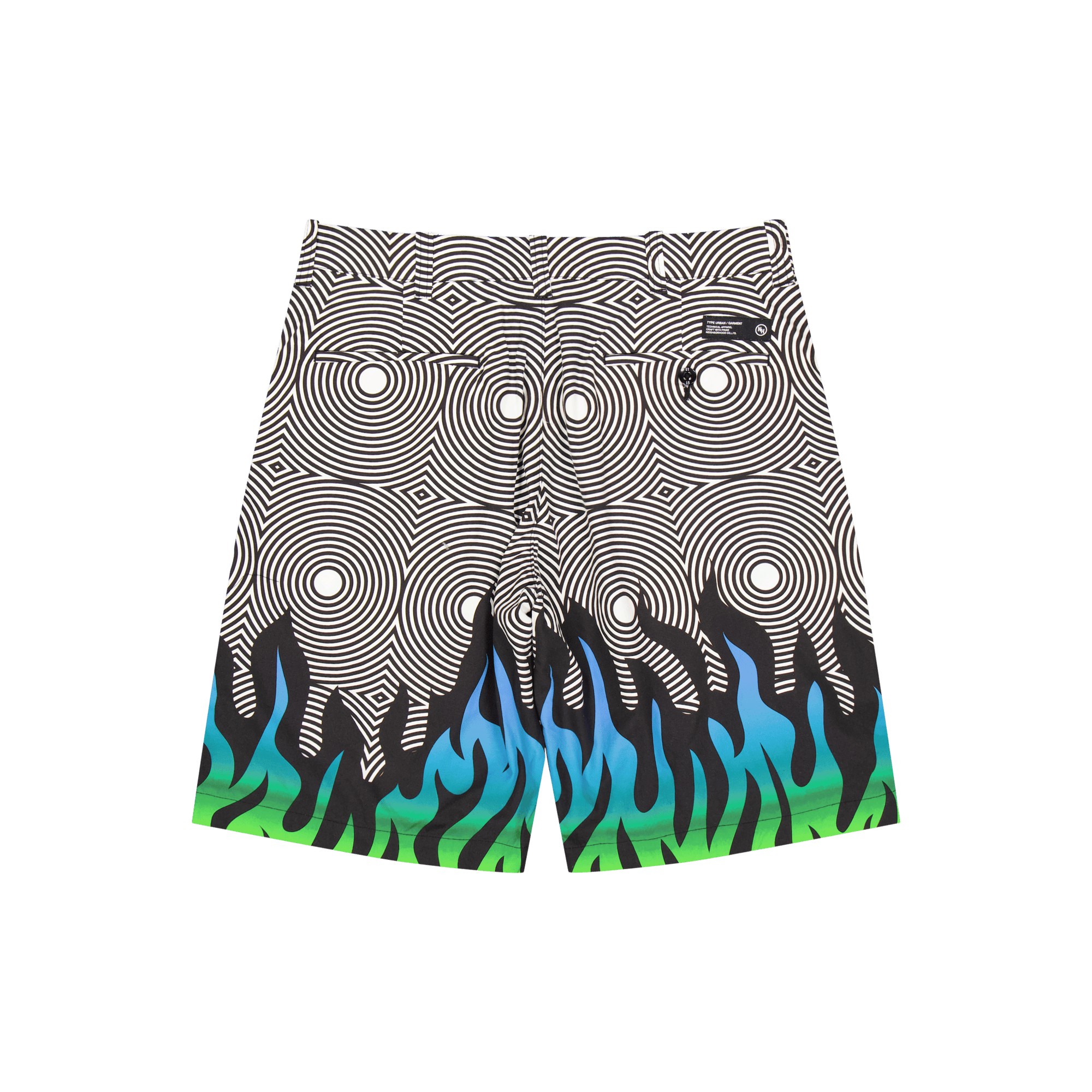 Nh X Dsc . Flamepattern Short  Black - Bild 2
