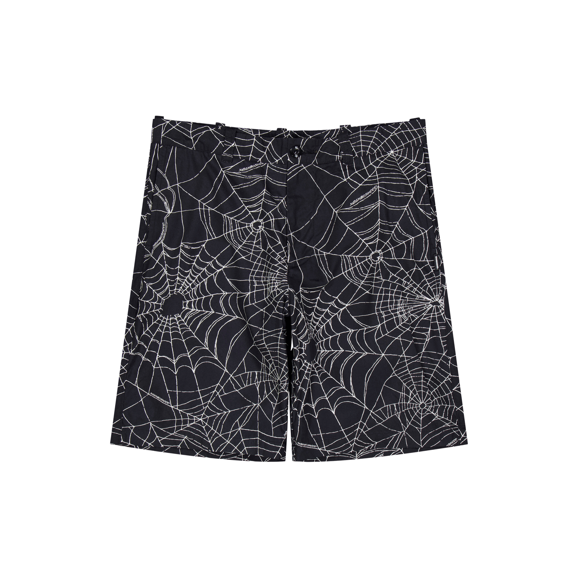 Spiderweb Short Pants Black
