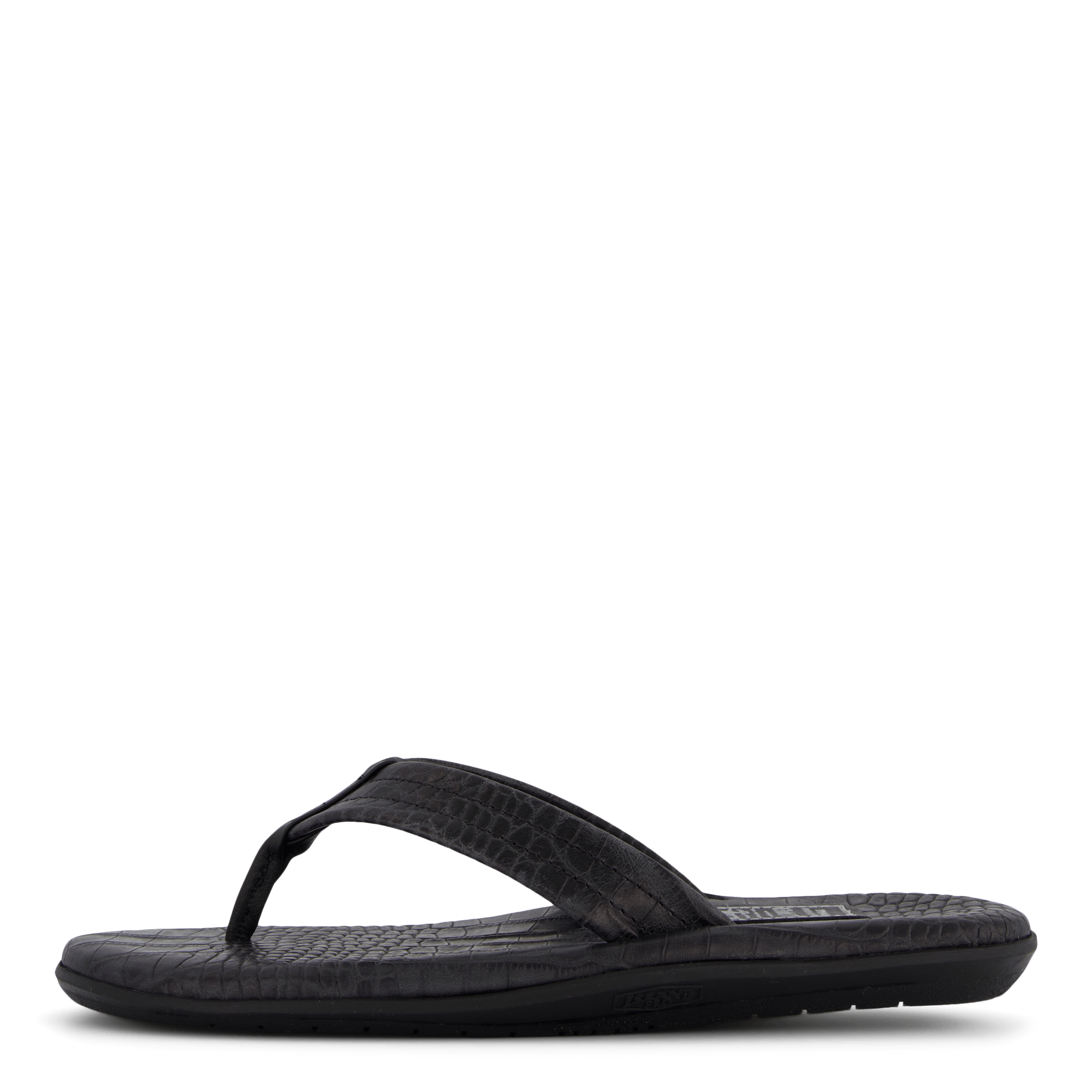 Nh X Island Slipper . Leather  Black