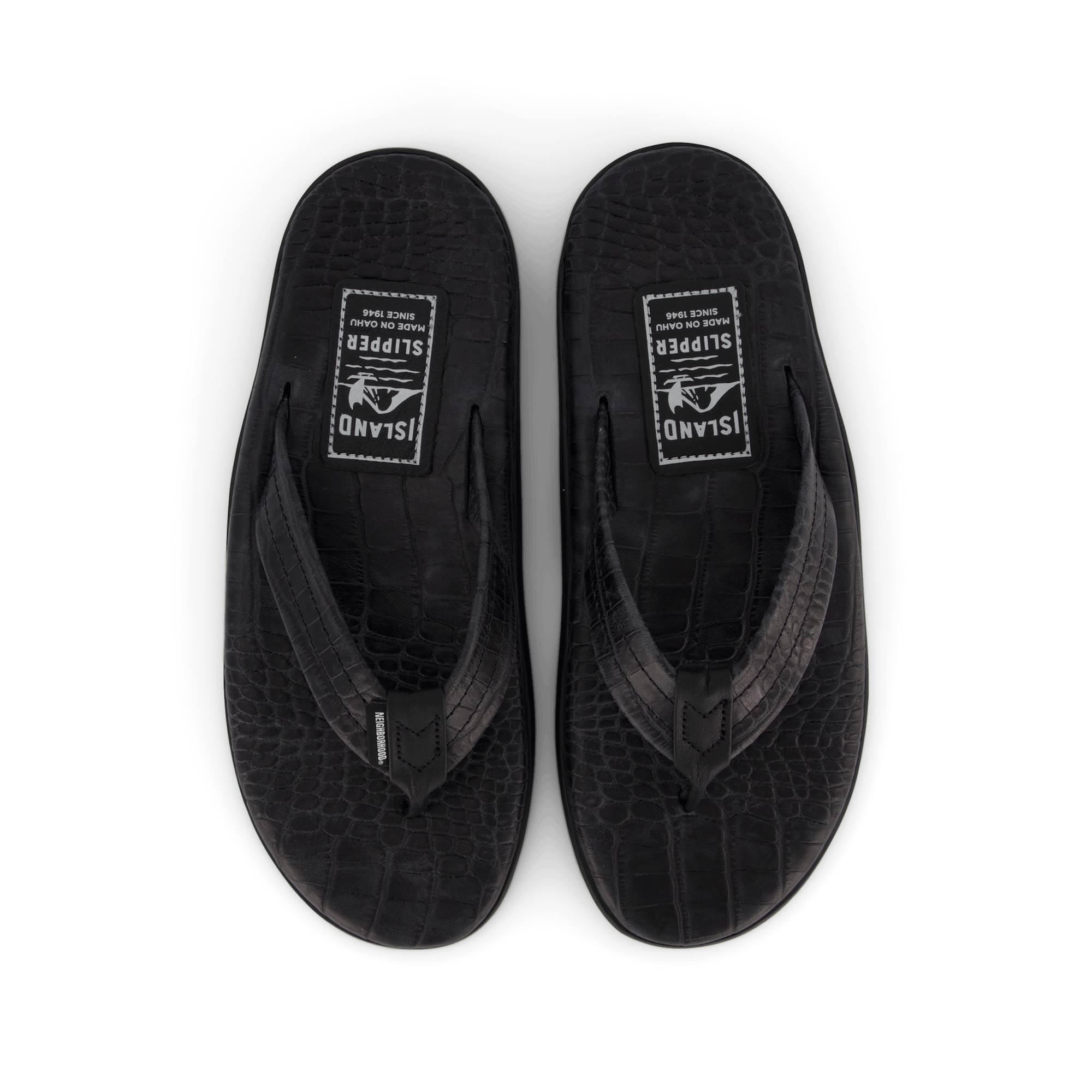 Nh X Island Slipper . Leather  Black - Bild 6