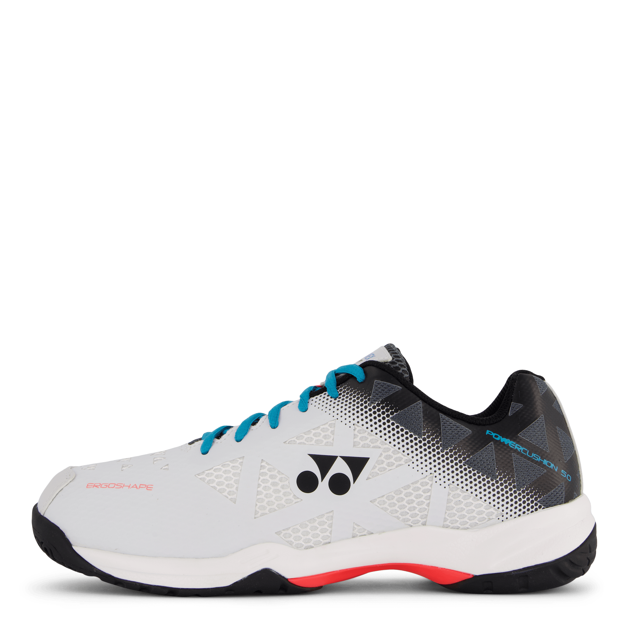 Shb 50 White/mint, Unisex, Scarpe, Scarpe da allenamento, Badminton, Multi colore, EU 45,5
