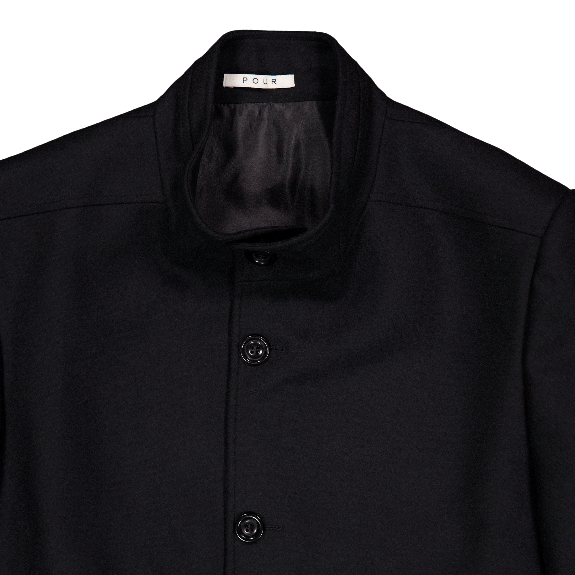 Stand Collar Coat POUR - Bild 3