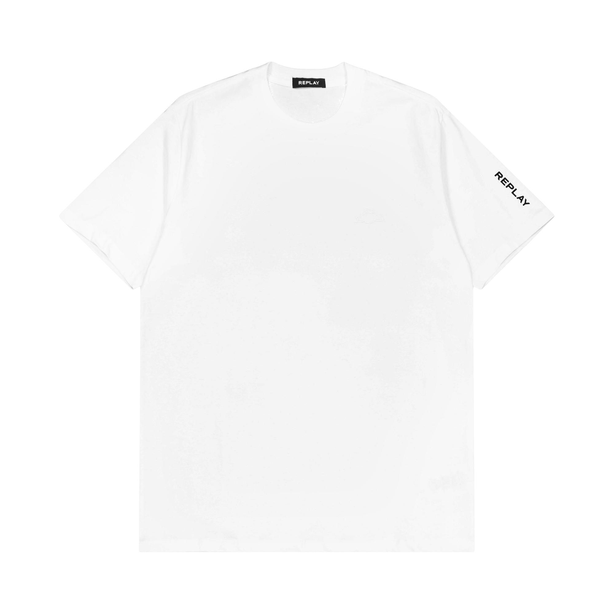 Replay Replay T-Shirt Blanc, Male, Ropa, Tops, Blanco, L