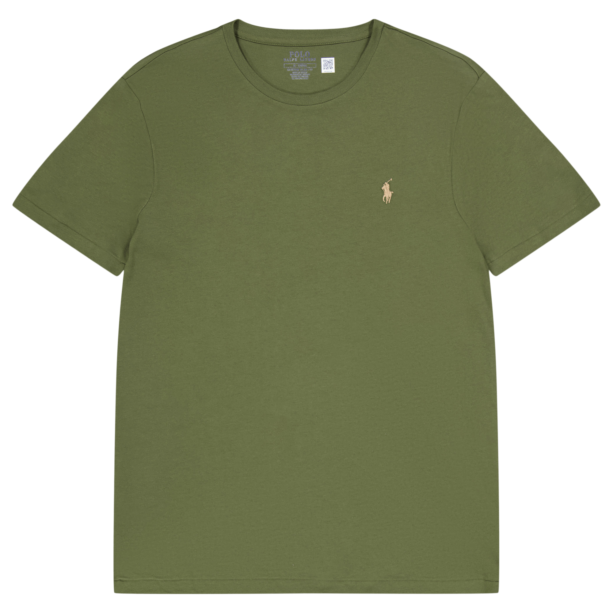 Custom Slim Fit Jersey Crewneck T-Shirt Dark Sage