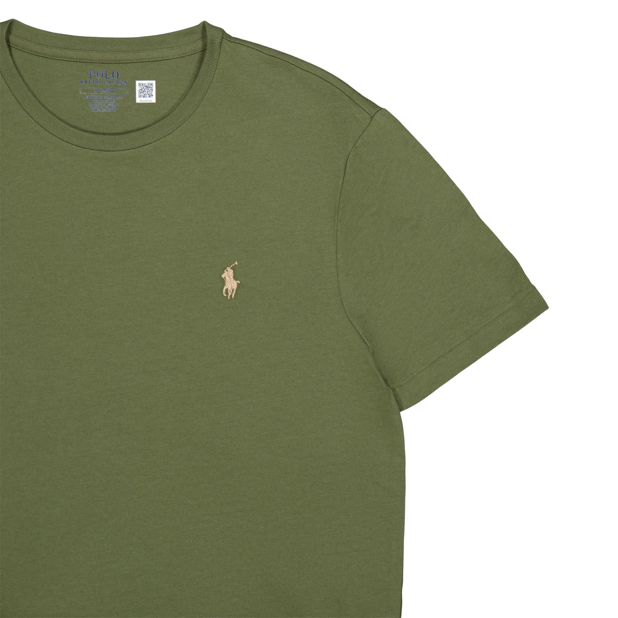 Custom Slim Fit Jersey Crewneck T-Shirt Dark Sage - Bild 3