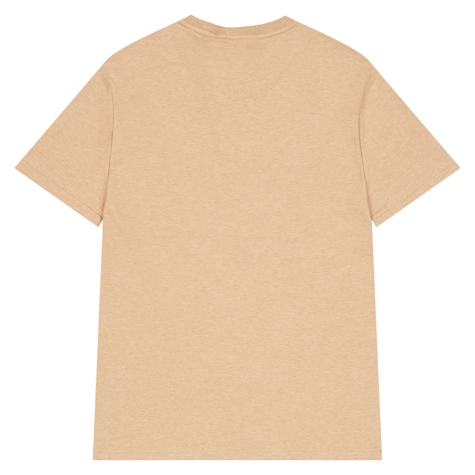 Custom Slim Fit Soft Cotton T-Shirt Classic Camel Heather - Bild 2