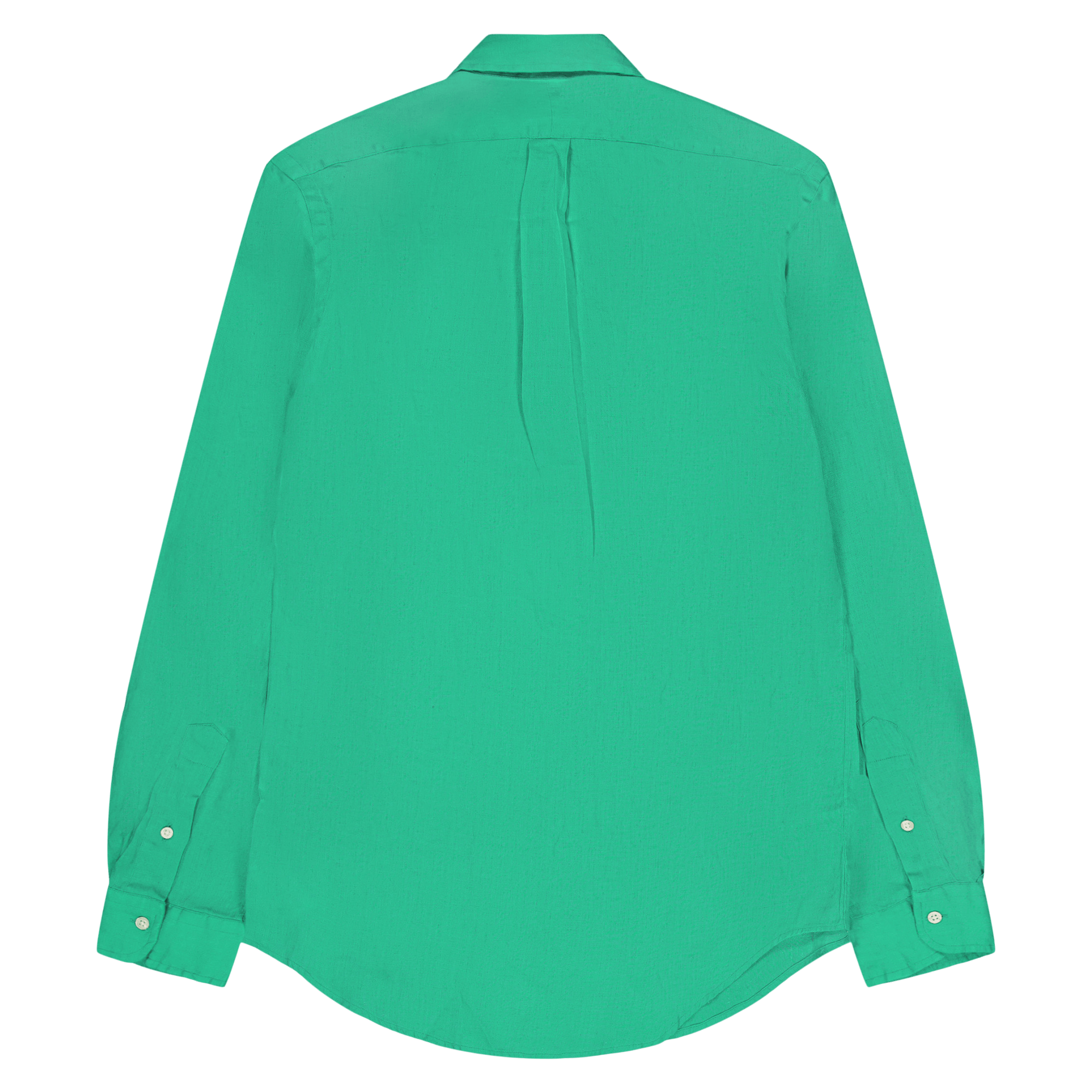 Custom Fit Linen Shirt Grasshopper Green - Bild 2