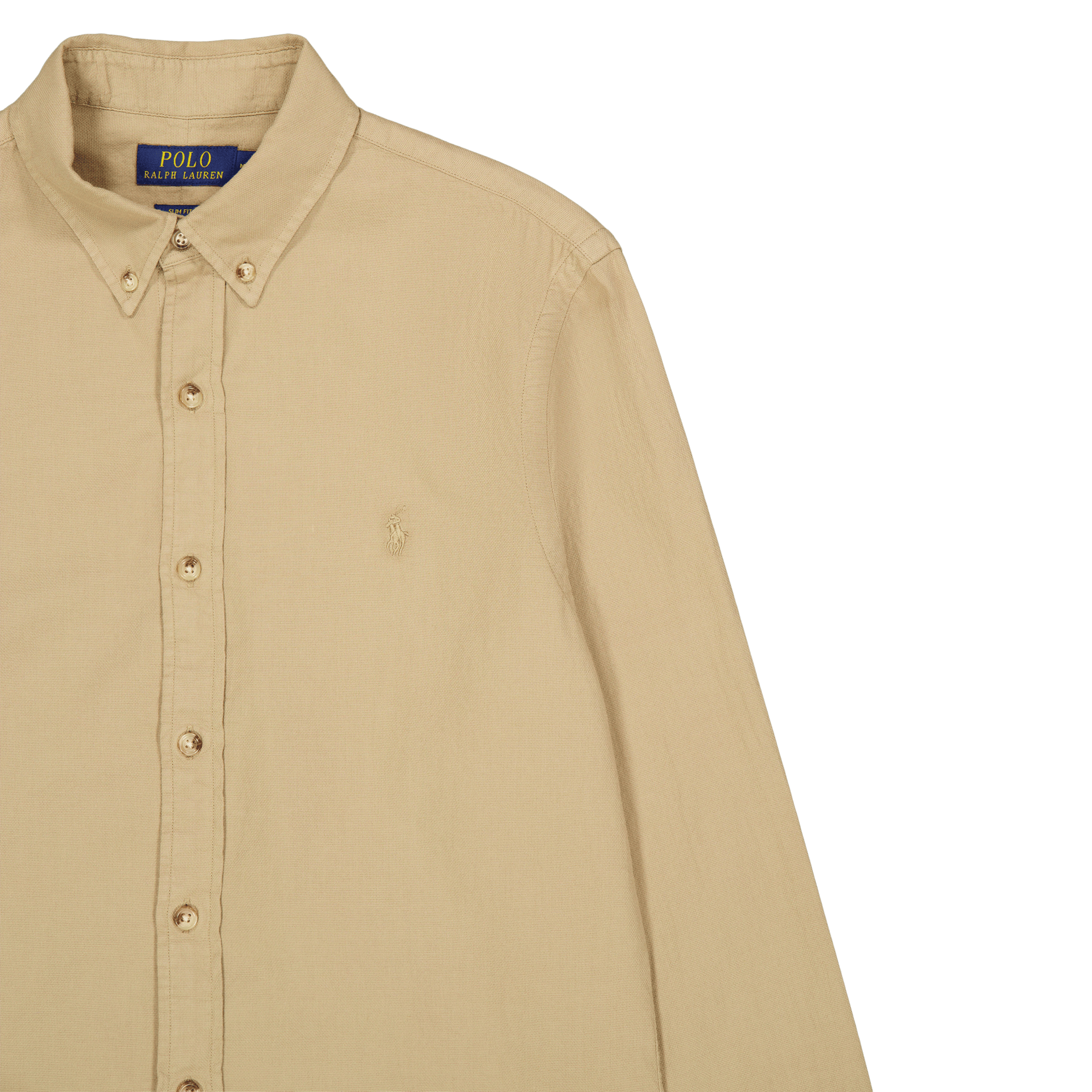 Slim Fit Dobby Shirt Surrey Tan - Bild 3