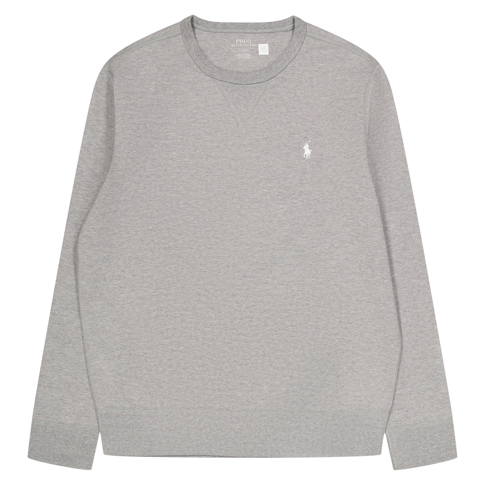 Marled Double-Knit Sweatshirt Steel Heather
