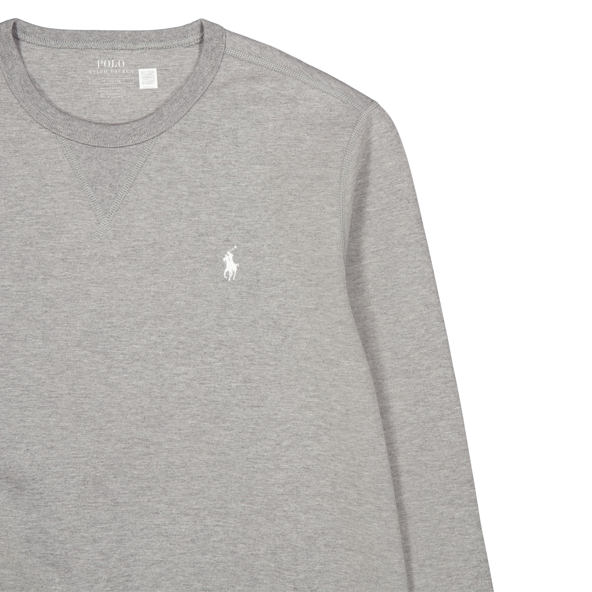 Marled Double-Knit Sweatshirt Steel Heather - Bild 3