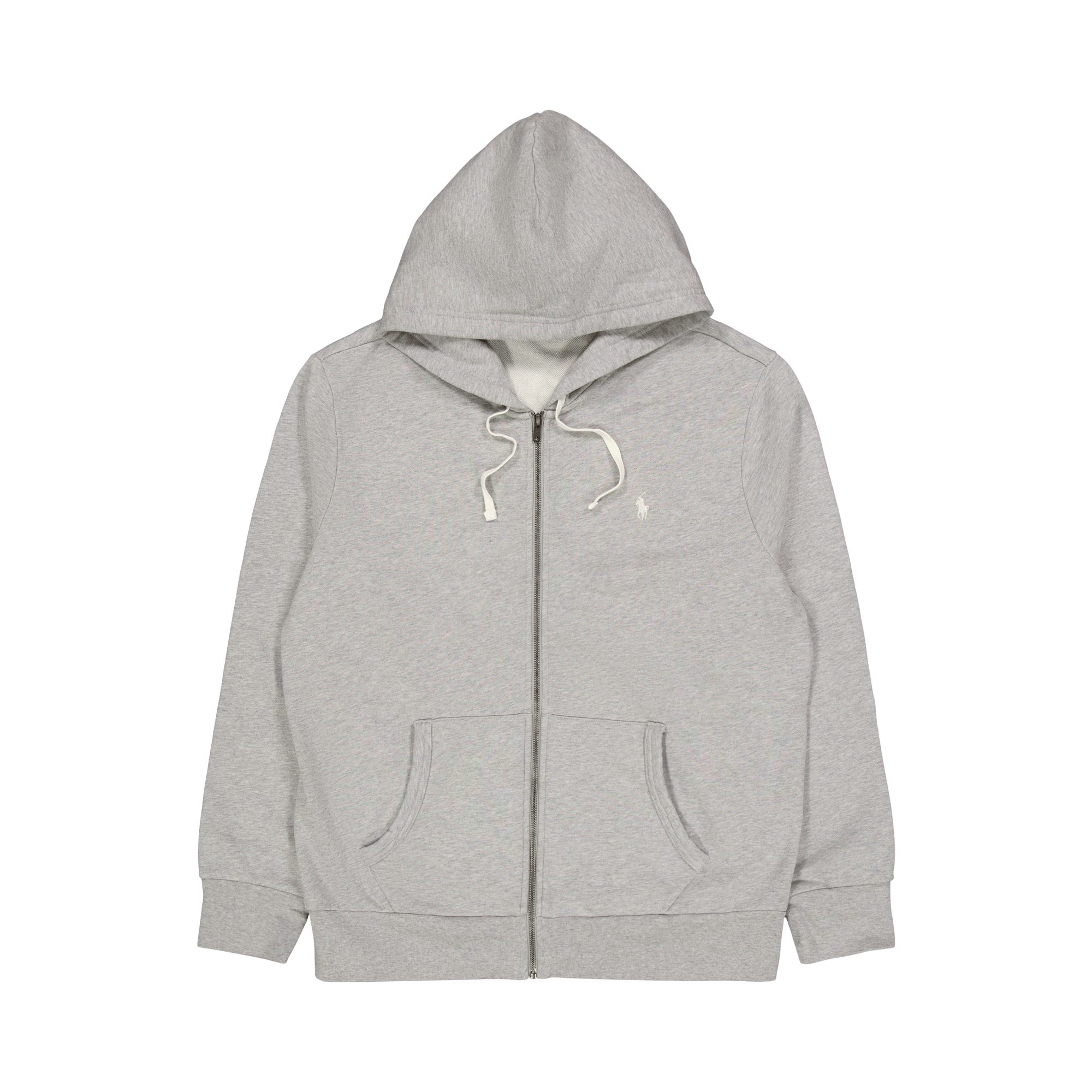 Loopback Terry Full-Zip Hoodie Spring Heather