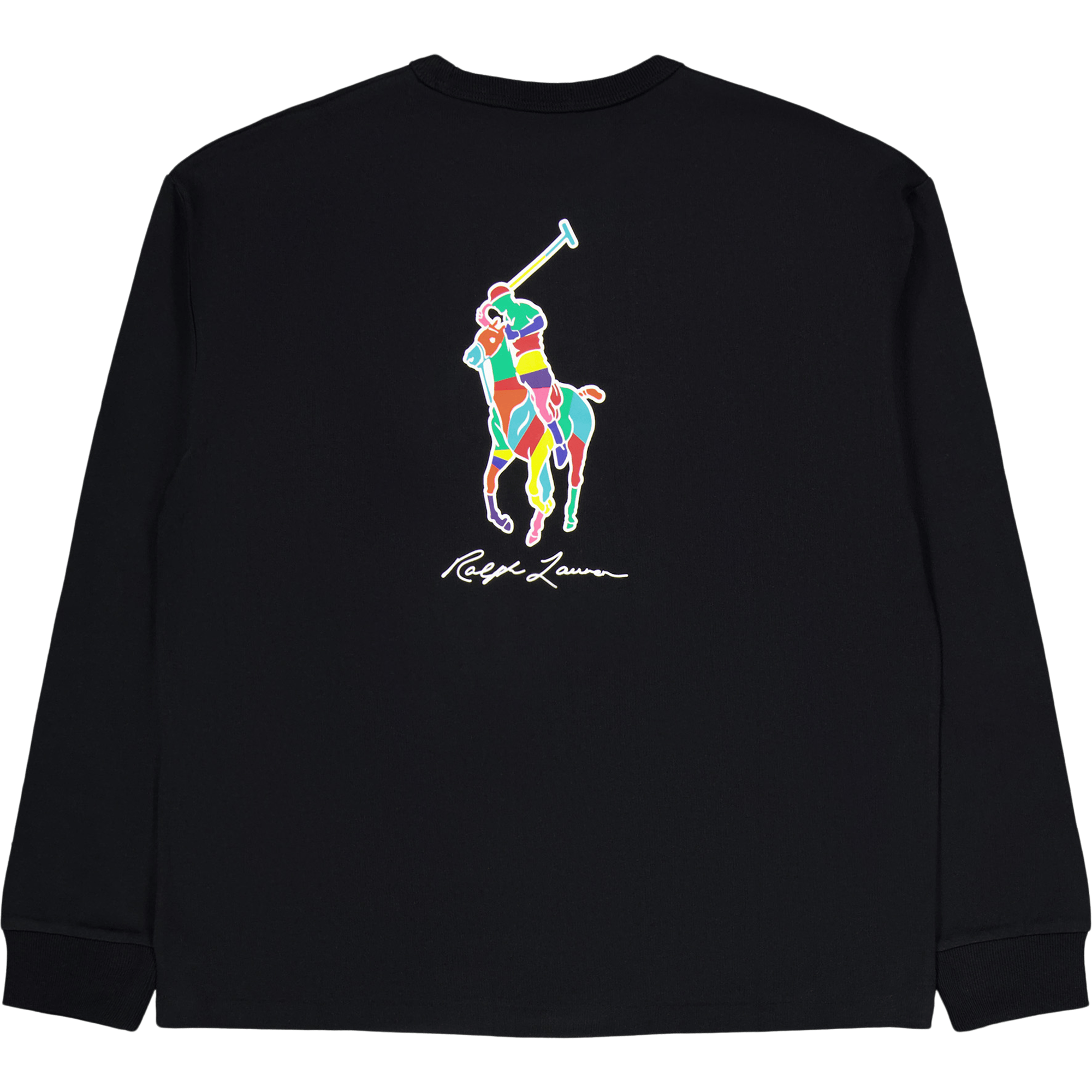 Relaxed Fit Big Pony Jersey T-Shirt Polo Black - Bild 2