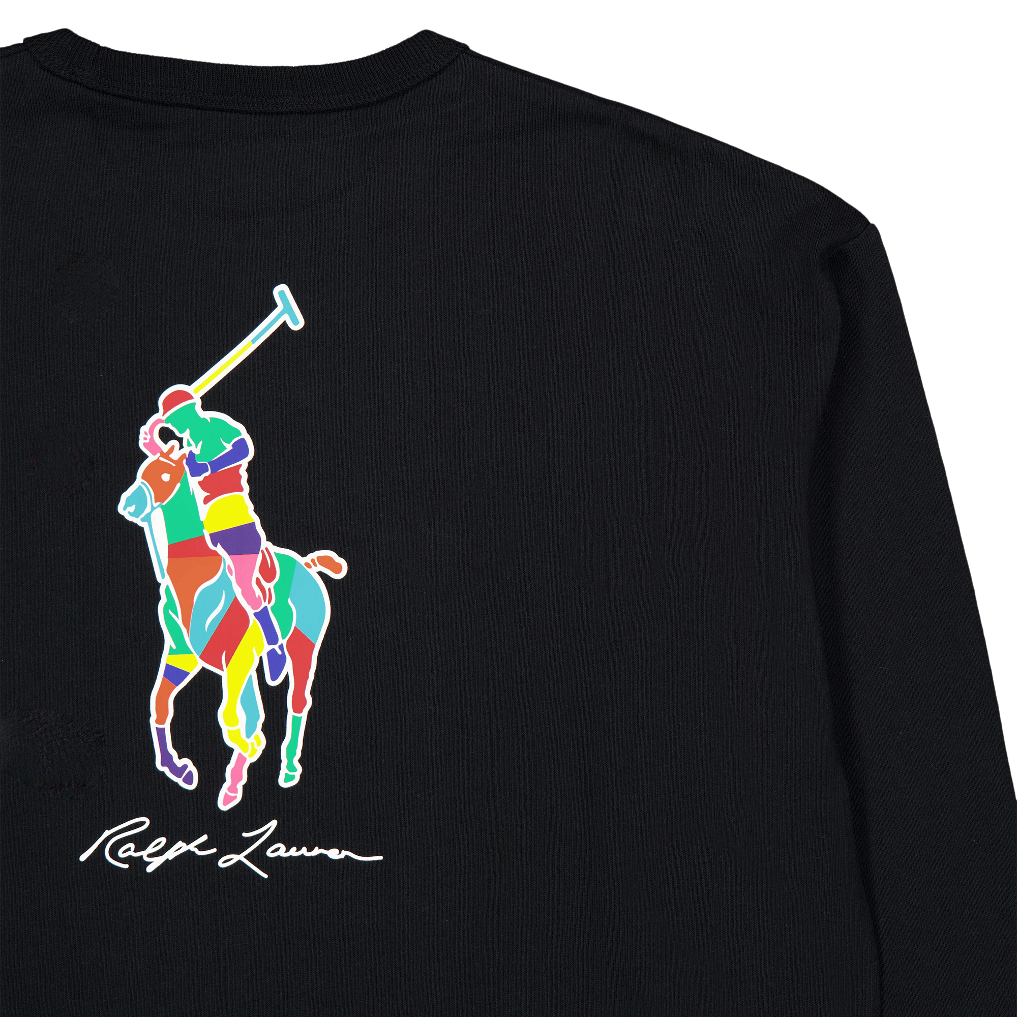 Relaxed Fit Big Pony Jersey T-Shirt Polo Black - Bild 4