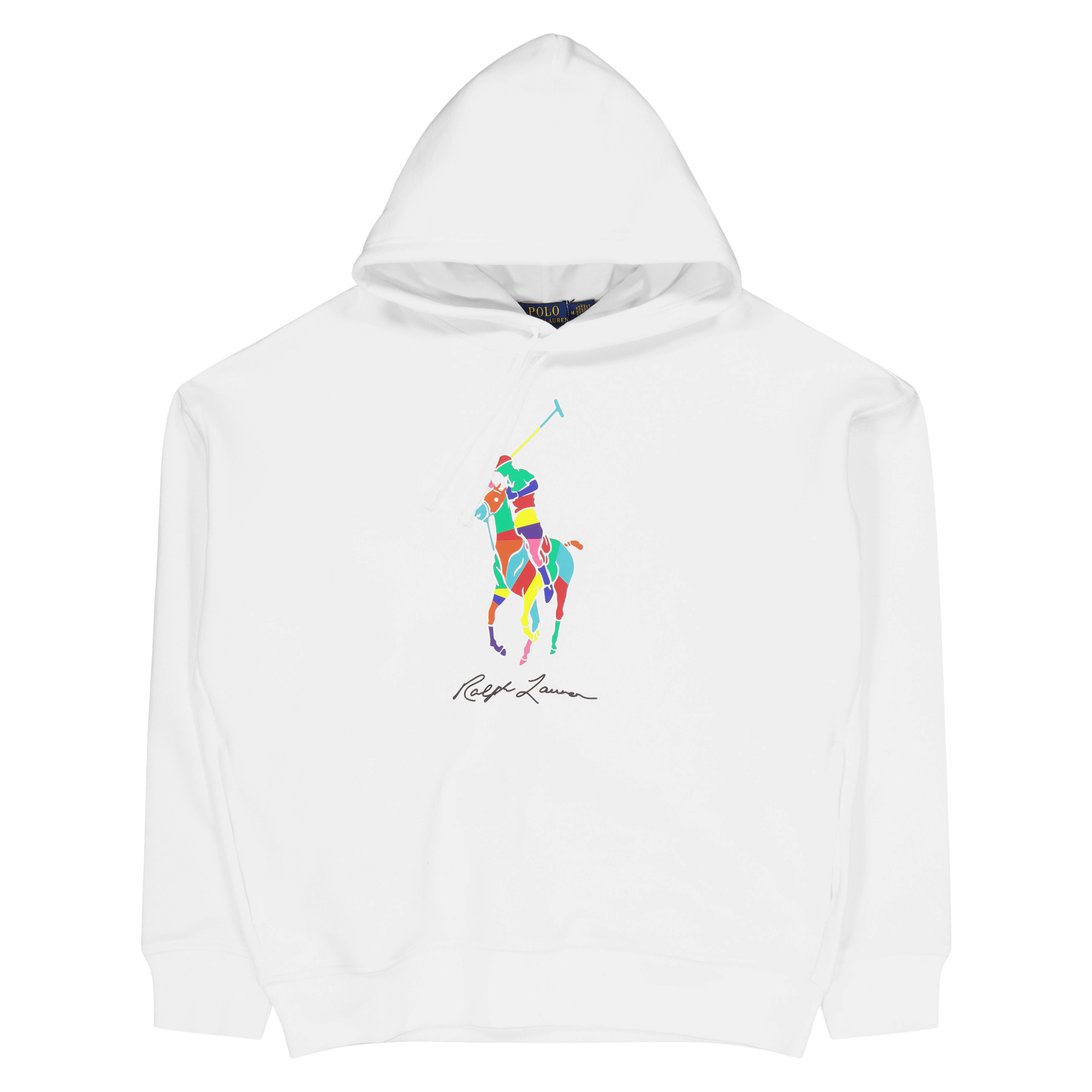 Big Fit Big Pony Fleece Hoodie White