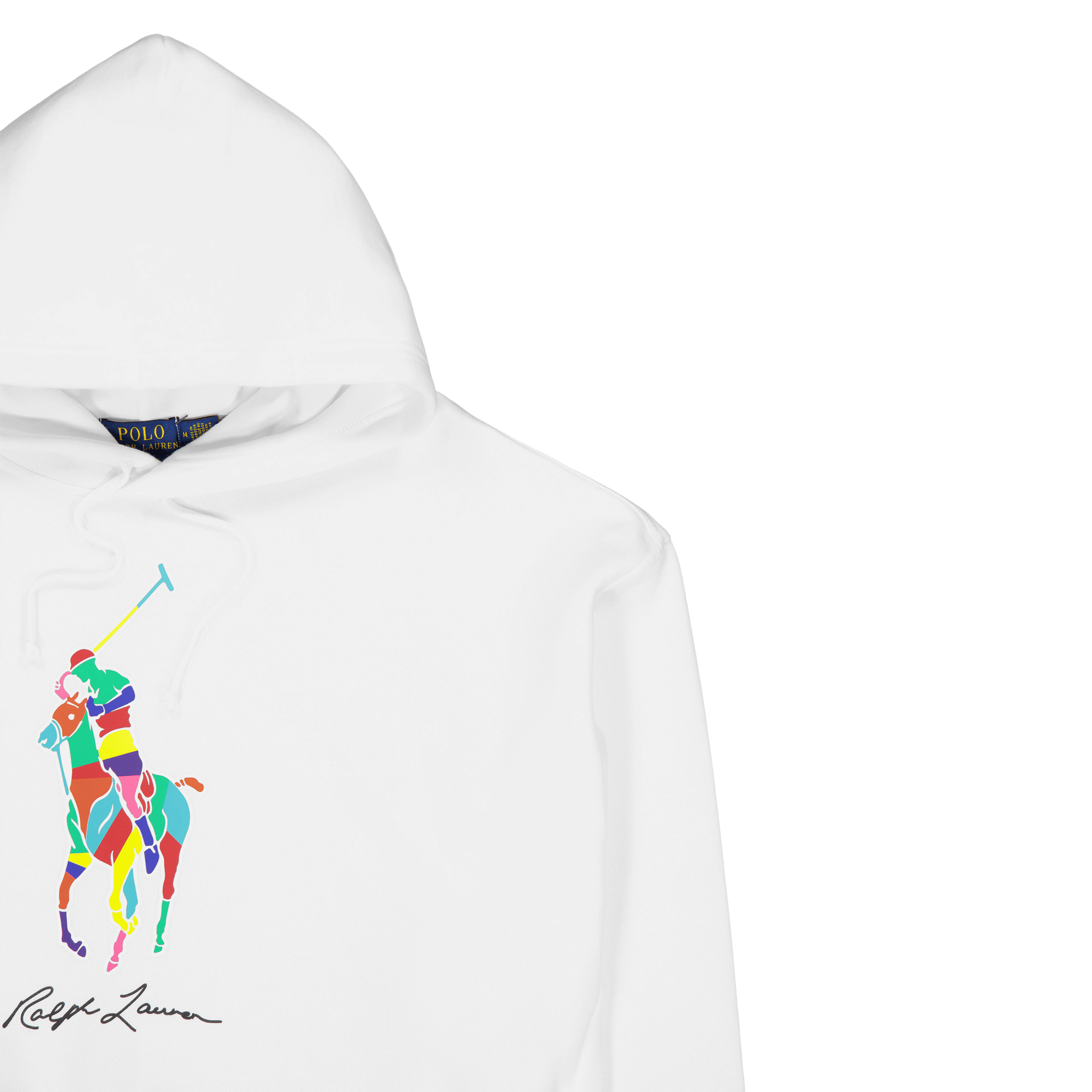 Big Fit Big Pony Fleece Hoodie White - Bild 3