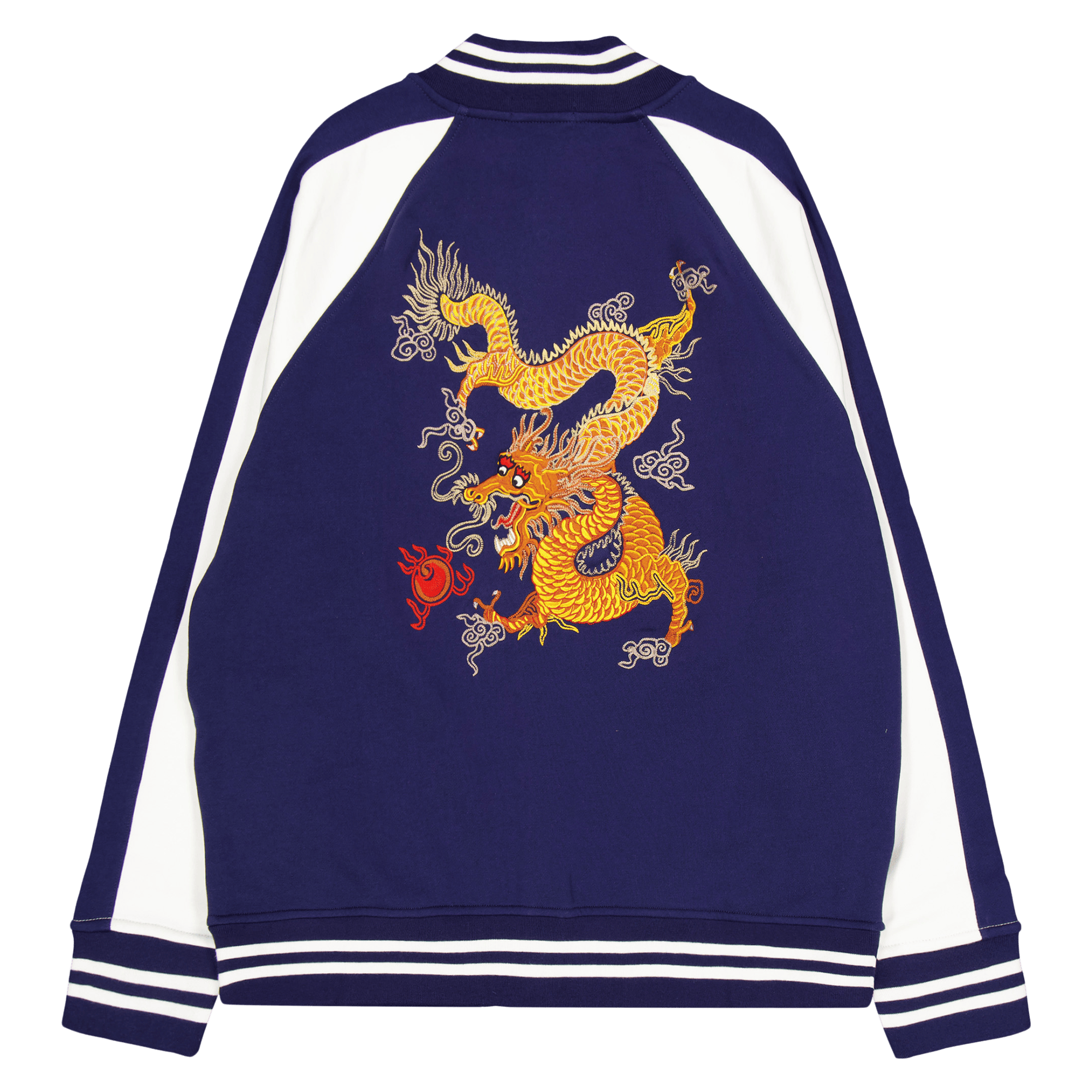 Lunar New Year Dragon Fleece Jacket Dark Cobalt /  Nevis - Bild 2