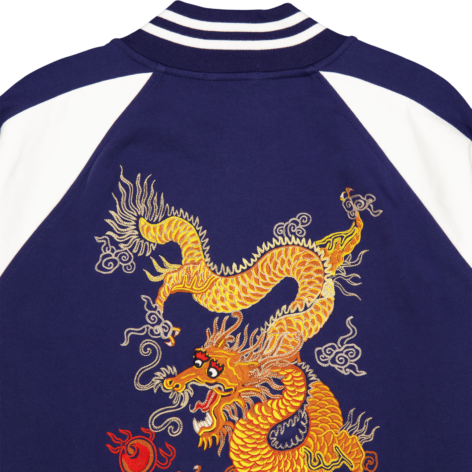 Lunar New Year Dragon Fleece Jacket Dark Cobalt /  Nevis - Bild 4