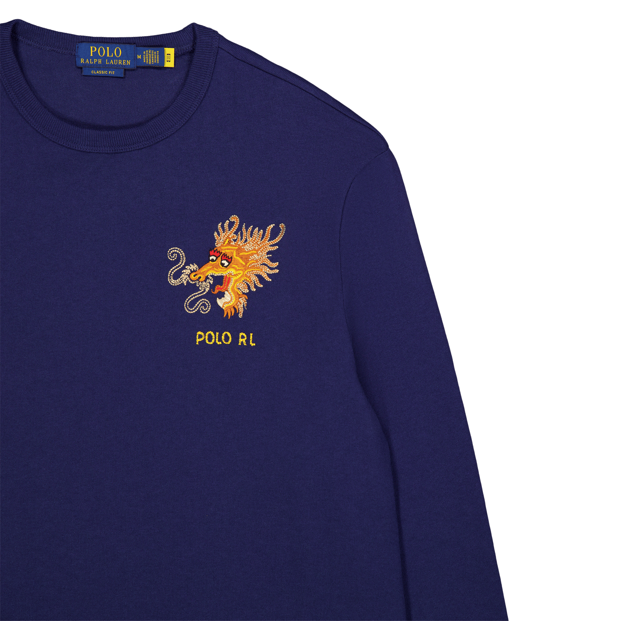 Lunar New Year Dragon Jersey T-Shirt Dark Cobalt - Bild 3