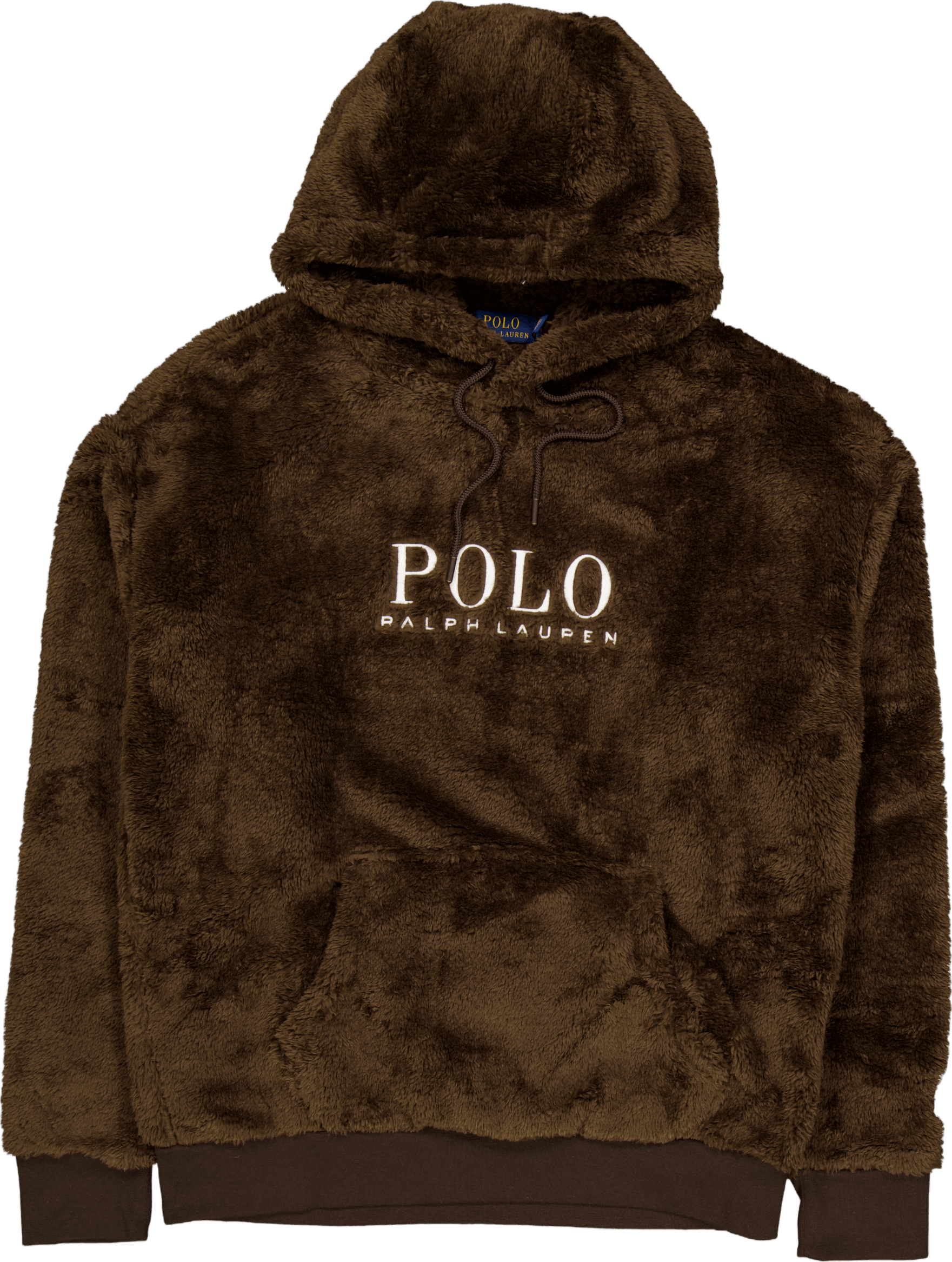 Embroidered-Logo Pile Fleece Hoodie Dark Beech, Male, Vaatteet, hupparit ja neulepaidat, S