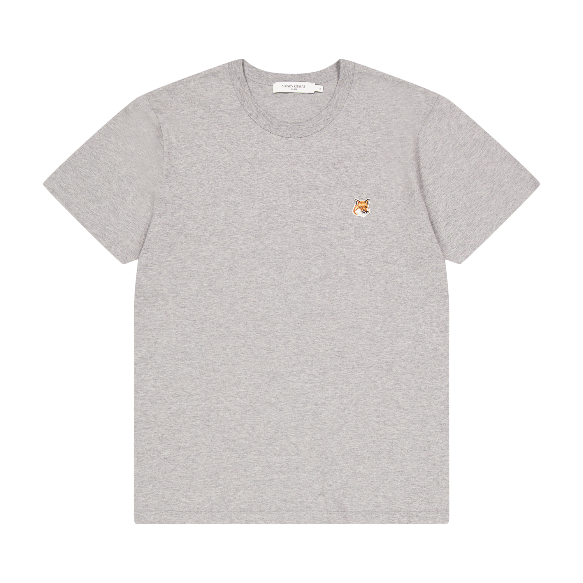 Fox Head Patch Classic Tee-shi Grey Melange, Male, Bekleidung, Tops, Grau, L