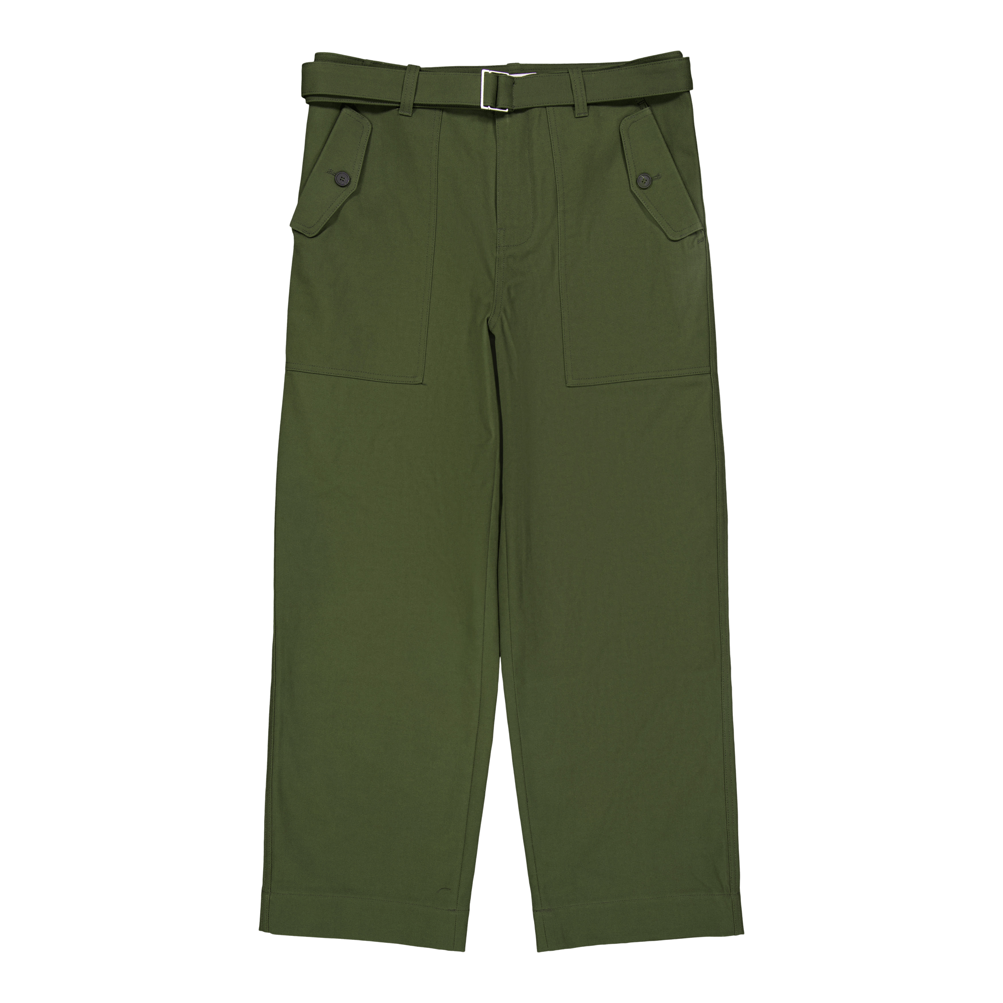 Workwear Pants Millitary Green, Male, Vêtements, Bottoms, Vert, 46