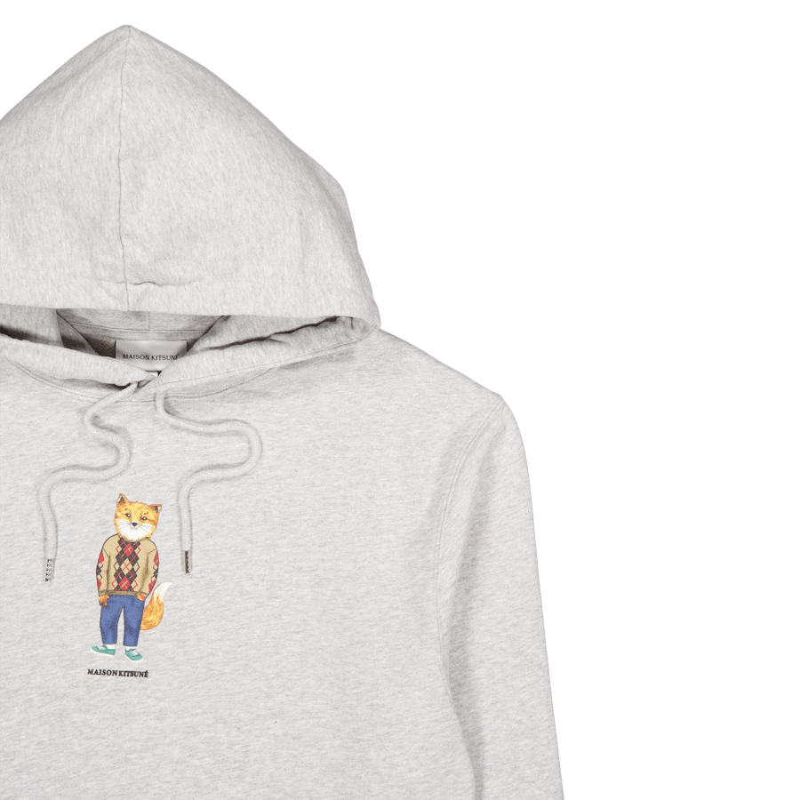 Dressed Fox Regular Hoodie Lig Grey Melange - Bild 3