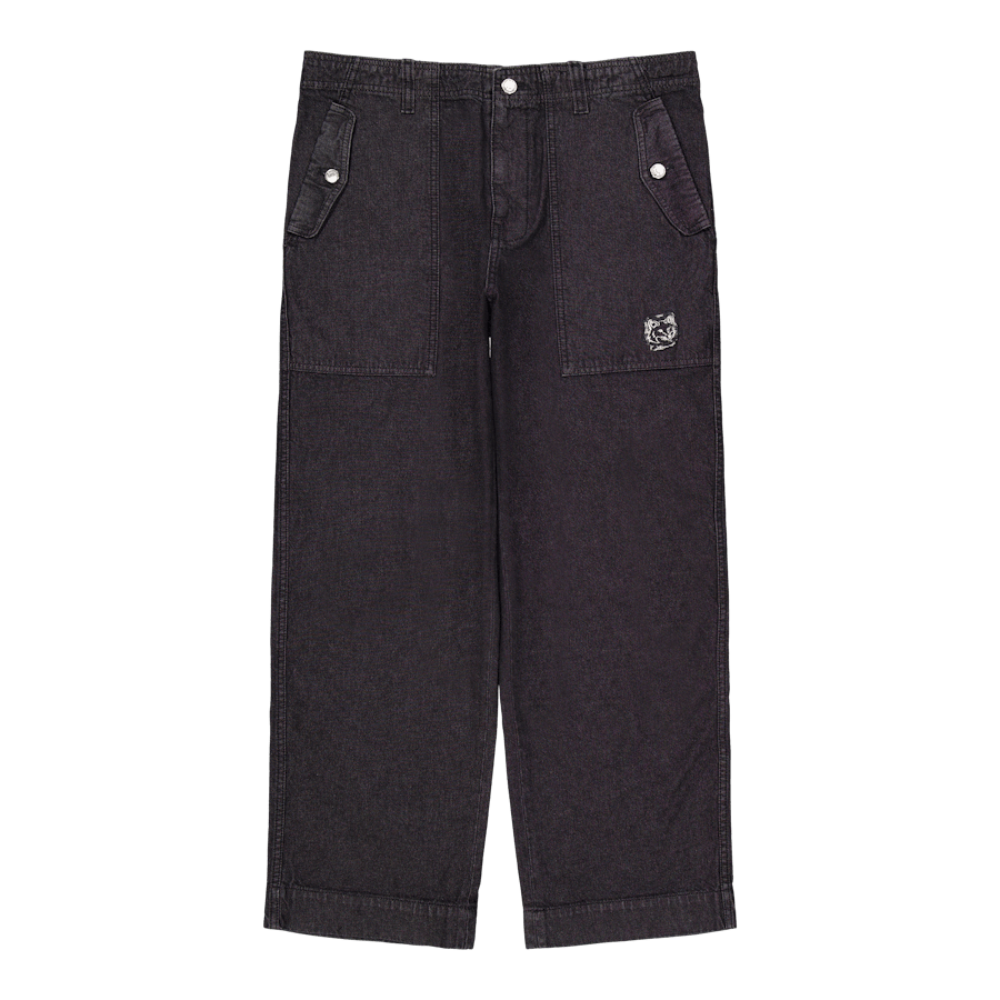 Workwear Pants Washed Black