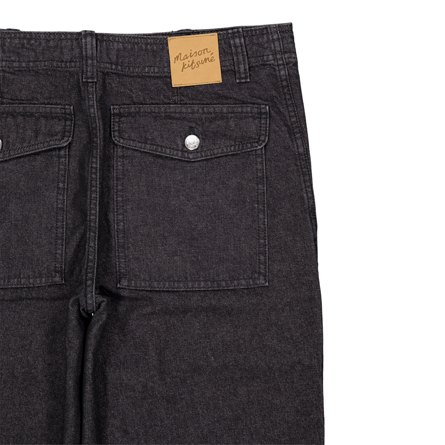 Workwear Pants Washed Black - Bild 4