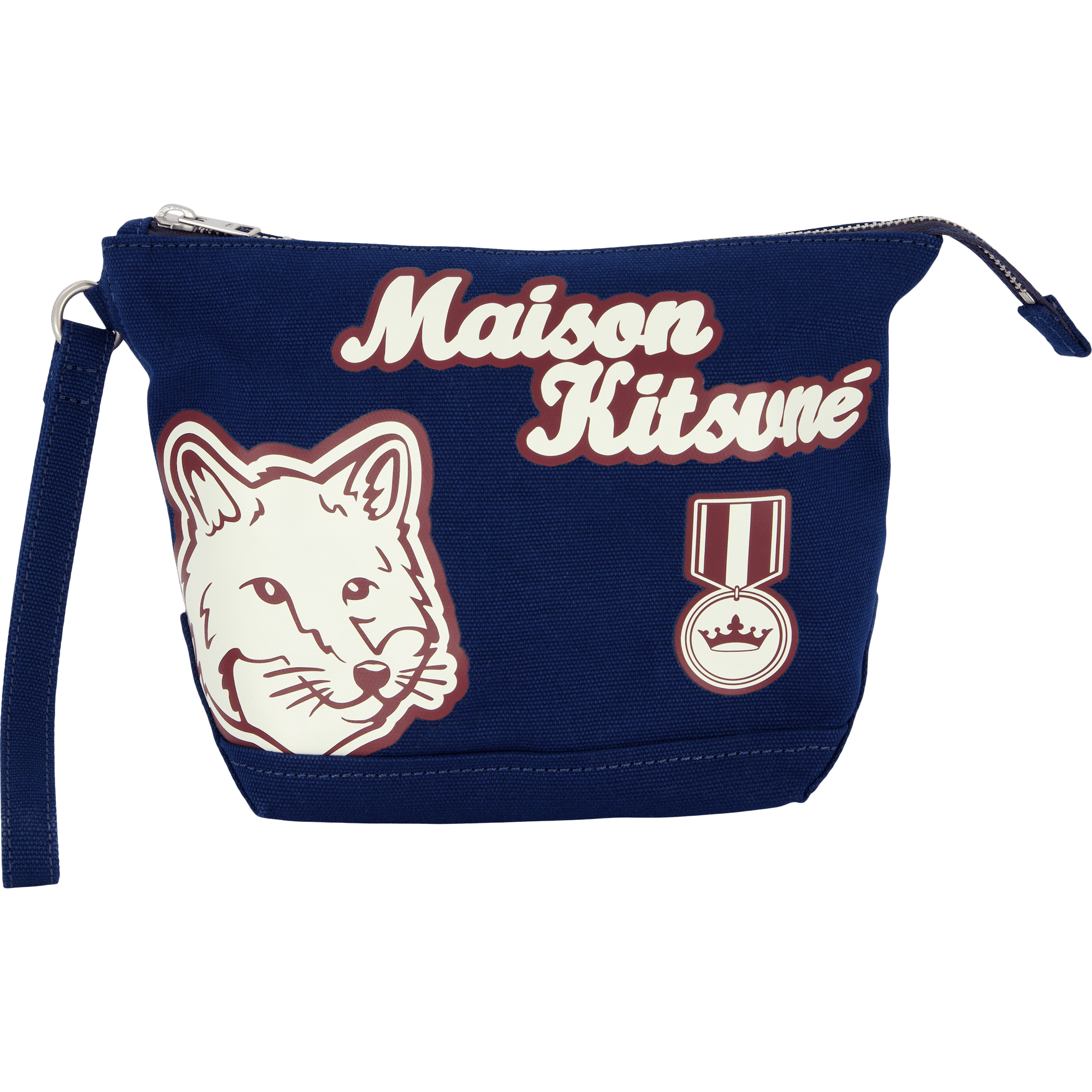 Varsity Patches Zipped Pouch Ink Blue, Male, Equipment, other accessories, Multi color, ONESIZE