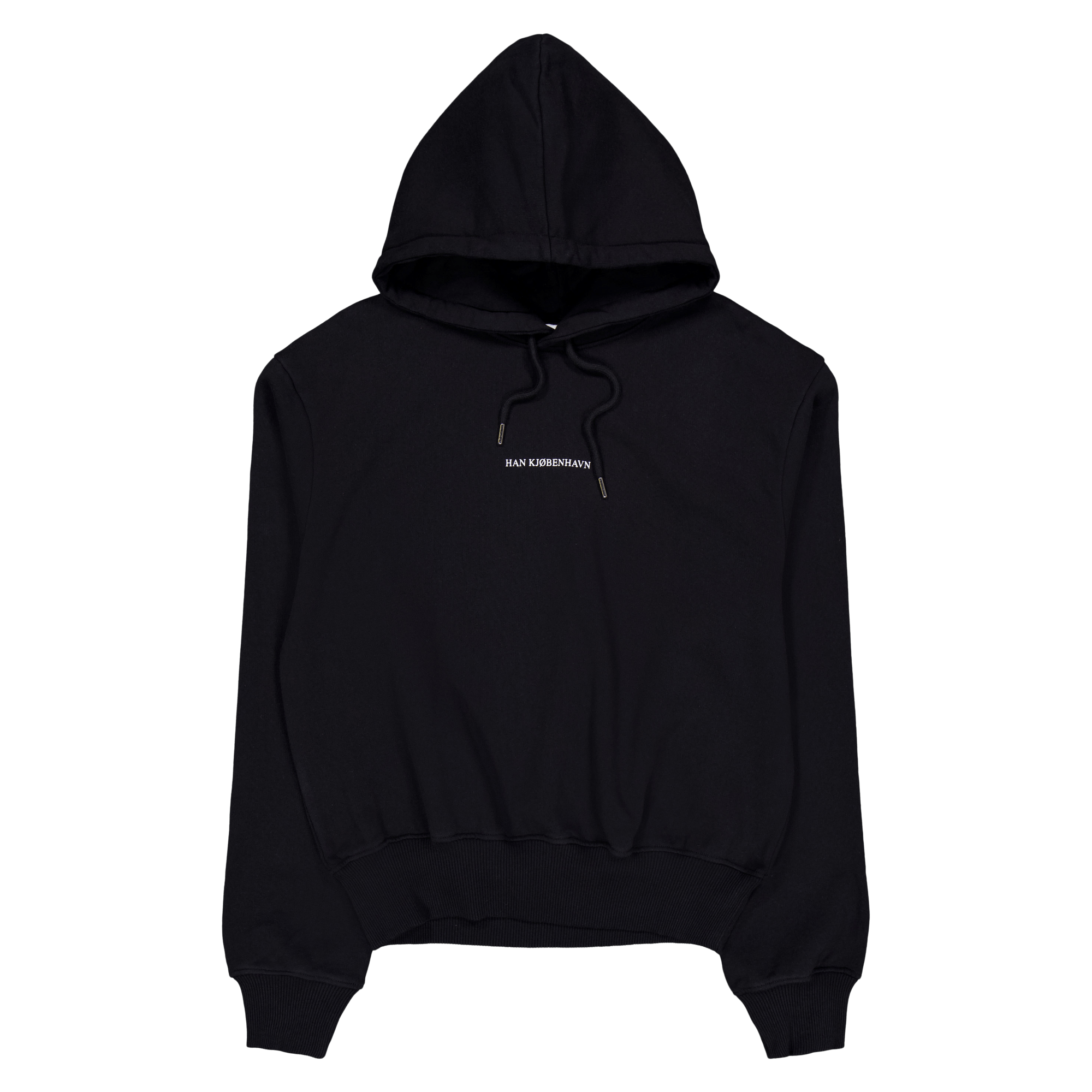 Supper Cropped Relaxed Hoodie Black, Male, Tøj, hættetrøjer og sweatshirts, Sort, L
