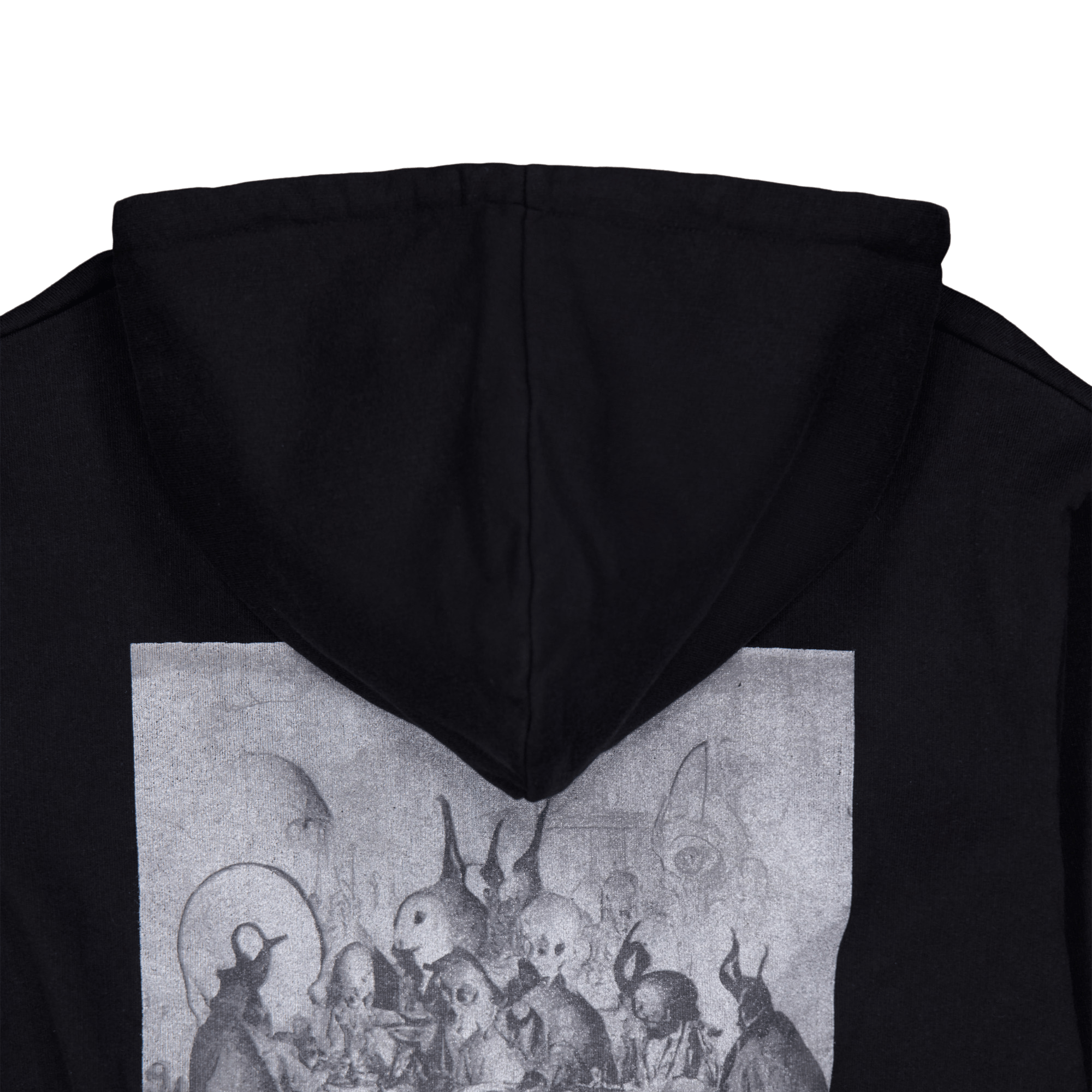 Supper Cropped Relaxed Hoodie Black - Bild 3