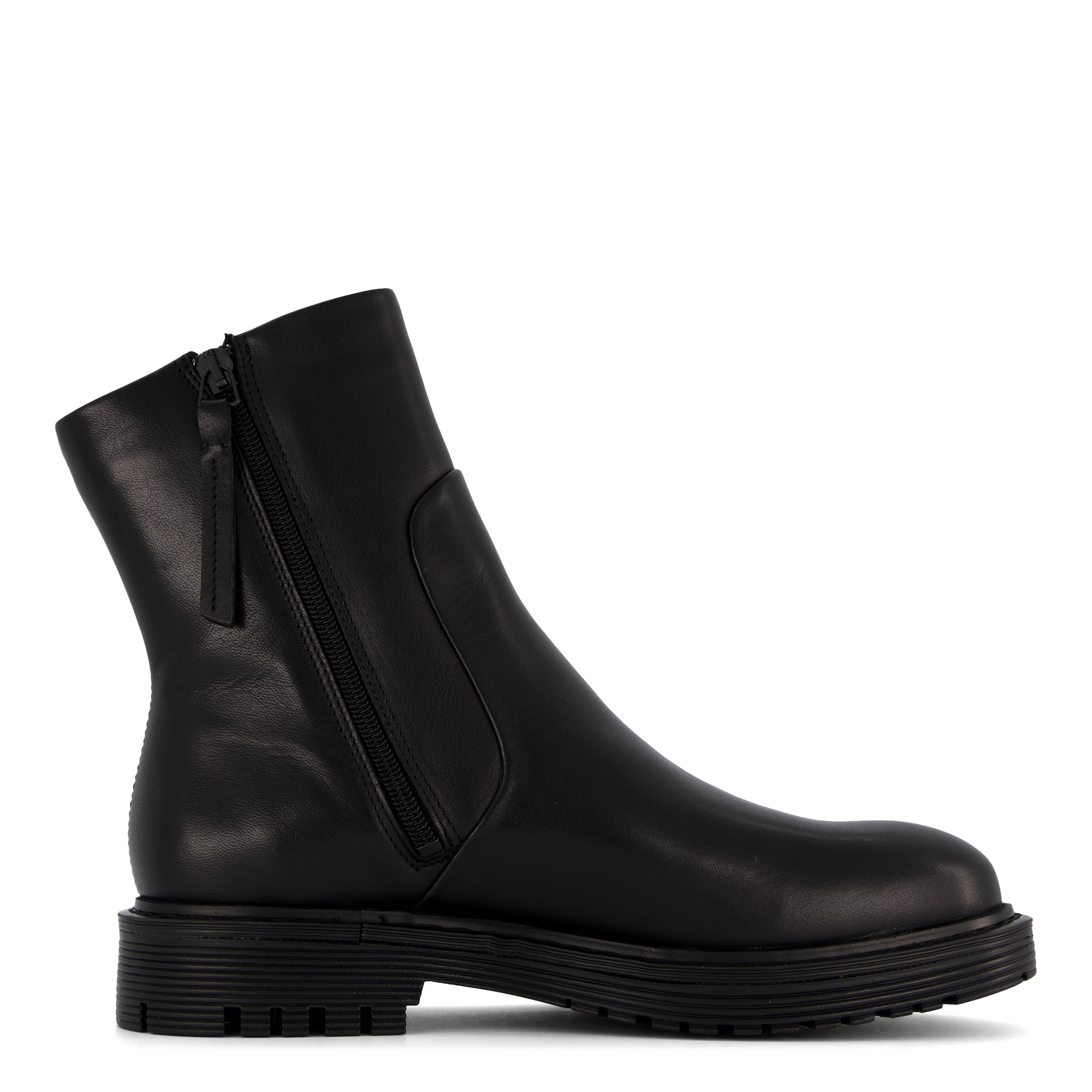 Solid W Leather Shoe Black Sky - Bild 3