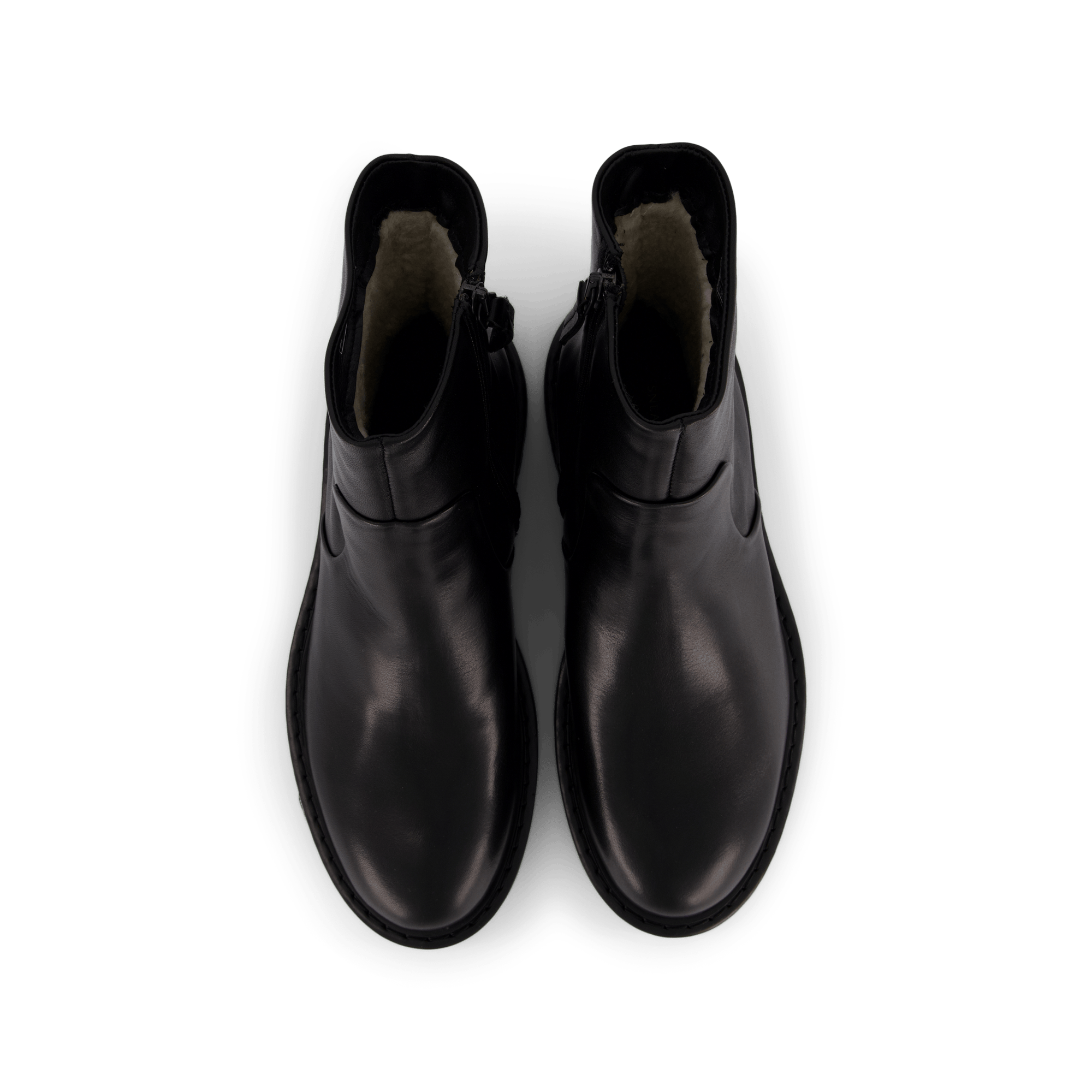 Solid W Leather Shoe Black Sky - Bild 6