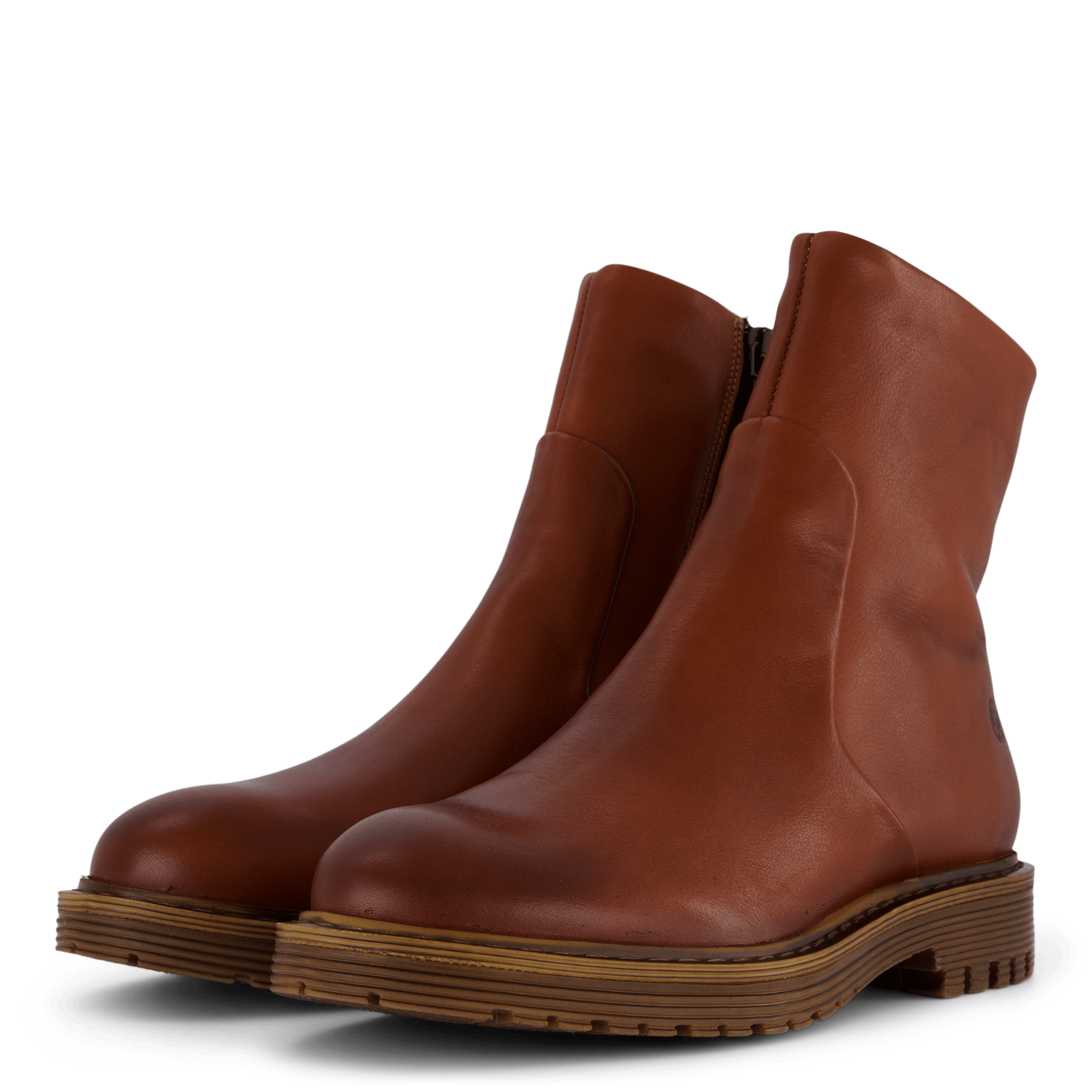 Solid W Leather Shoe Cognac - Bild 5