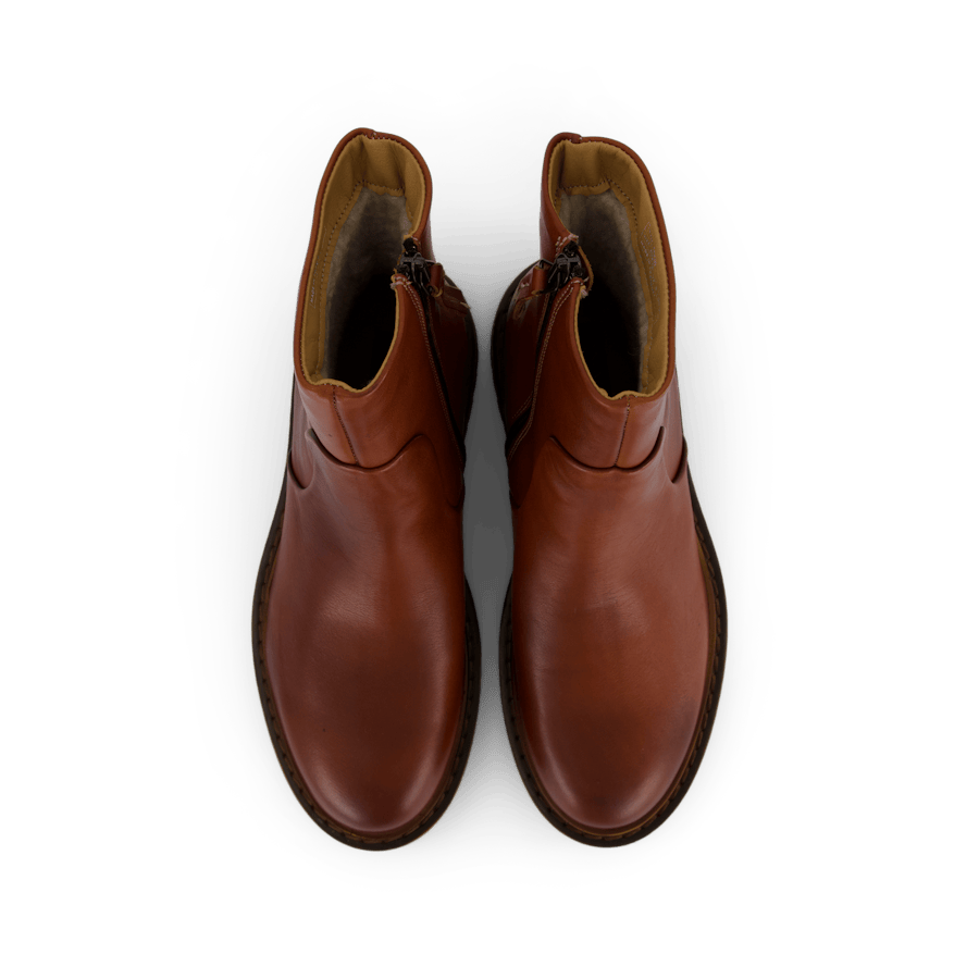 Solid W Leather Shoe Cognac - Bild 6