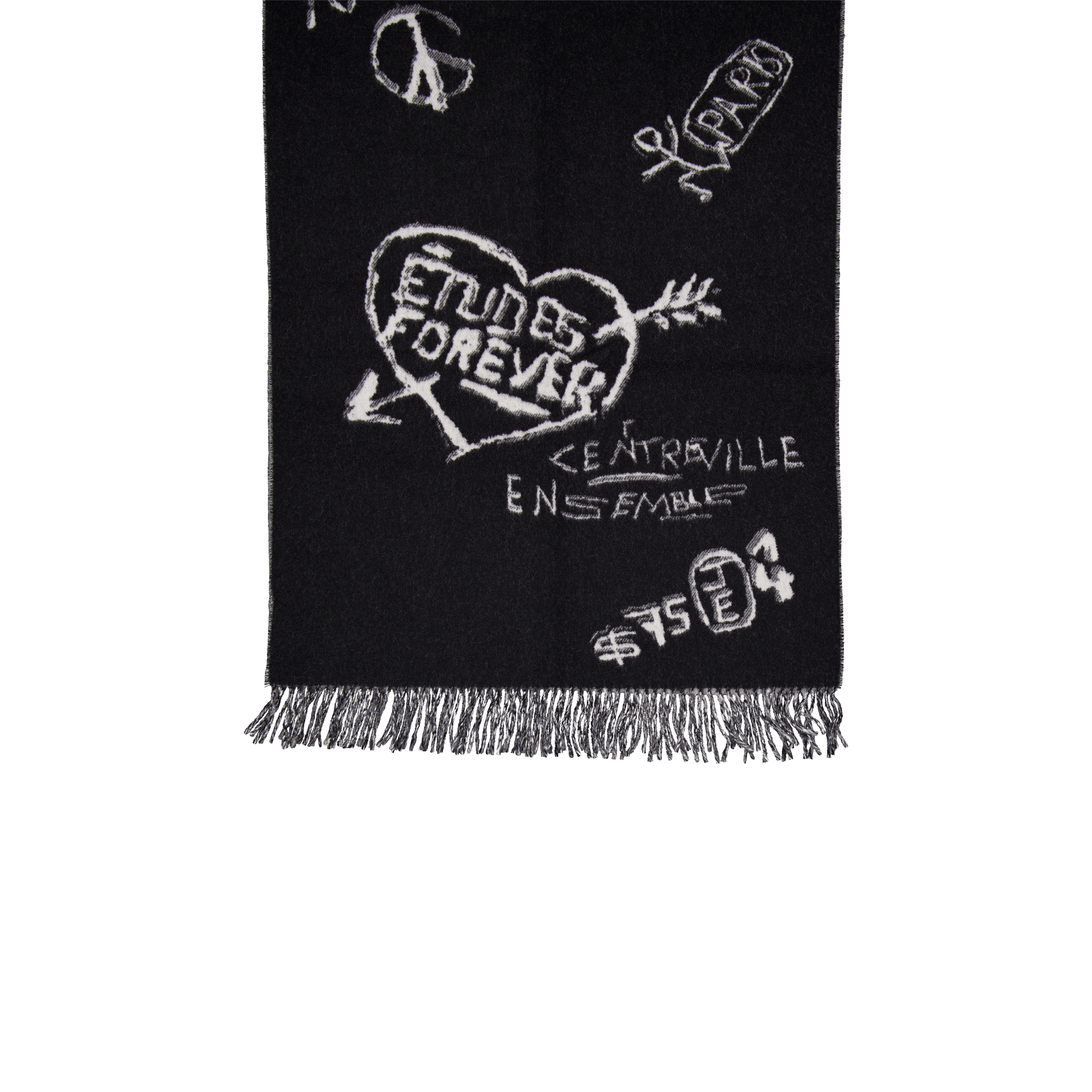 Magnolia Allover Graffiti Black