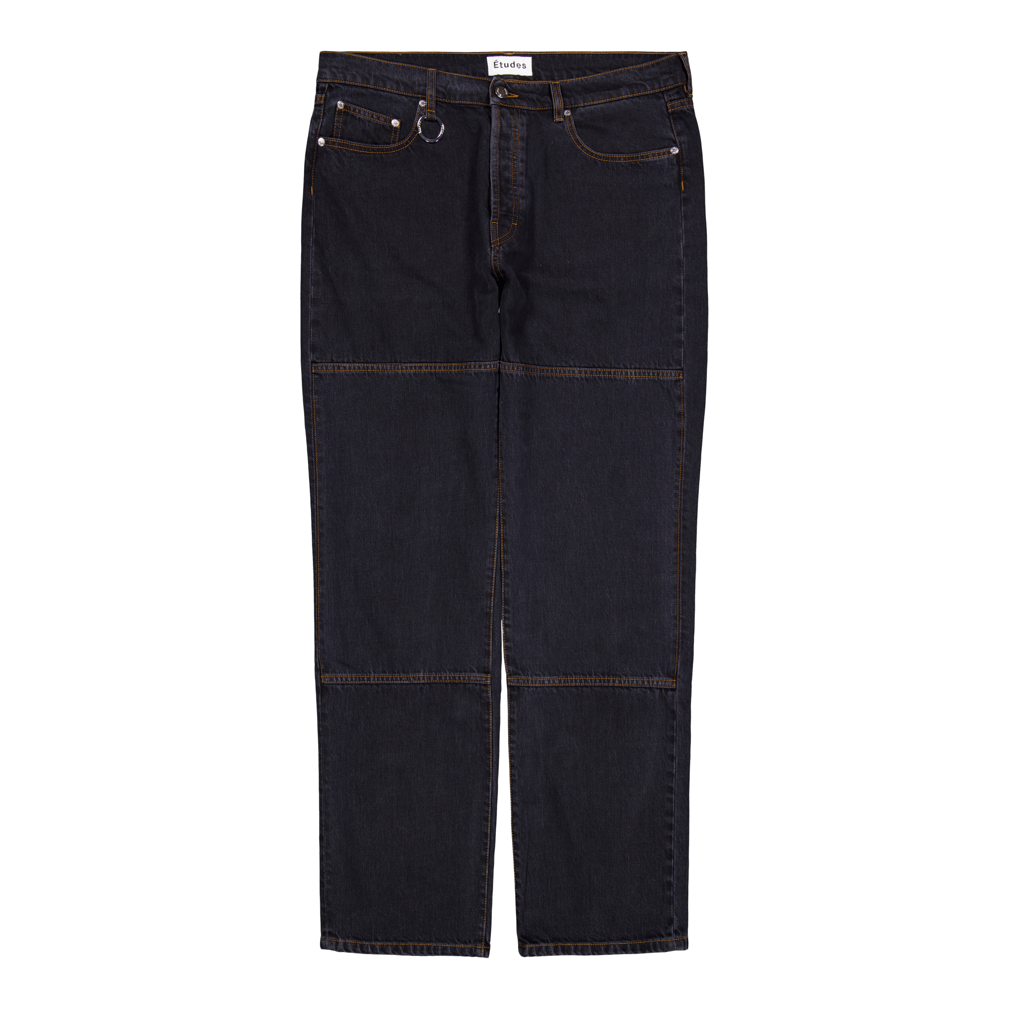 Corner Denim Black Washed, Male, Apparels, Bottoms, Black, 52