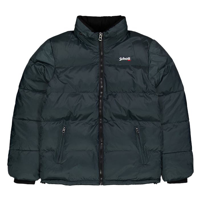Jacket Zippe Col Haut Broderie Forest, Male, Apparels, jackets, Green, S