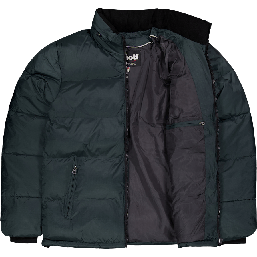 Jacket Zippe Col Haut Broderie Forest - Bild 4