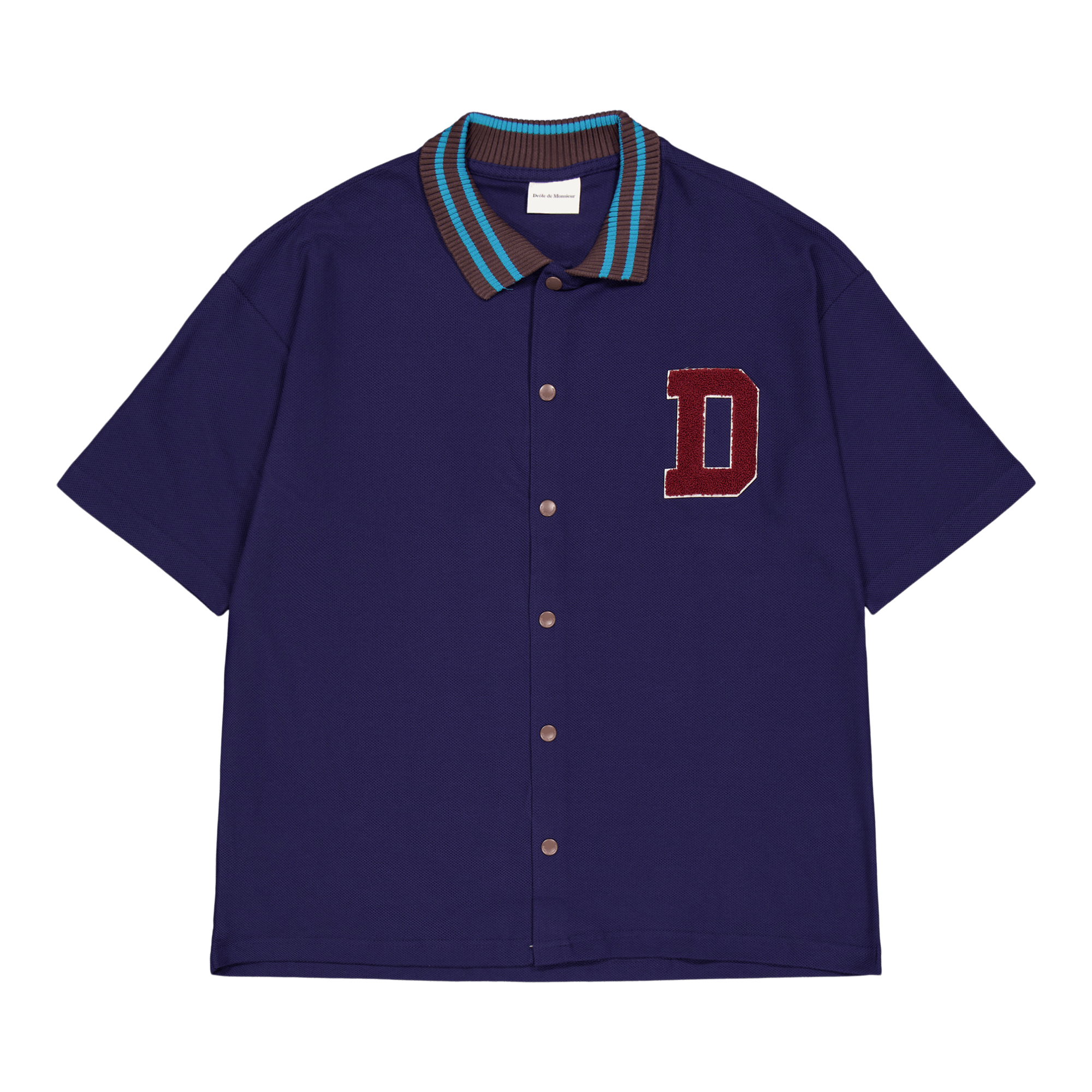 La Chemise Aprës-sport Navy, Male, Klær, Tops, Blå, S