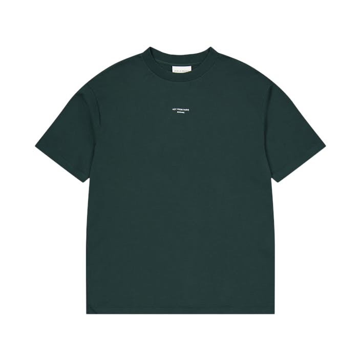 Le T-shirt Classique Nfpm Dark Green, Male, Klær, Tops, Grønn, M