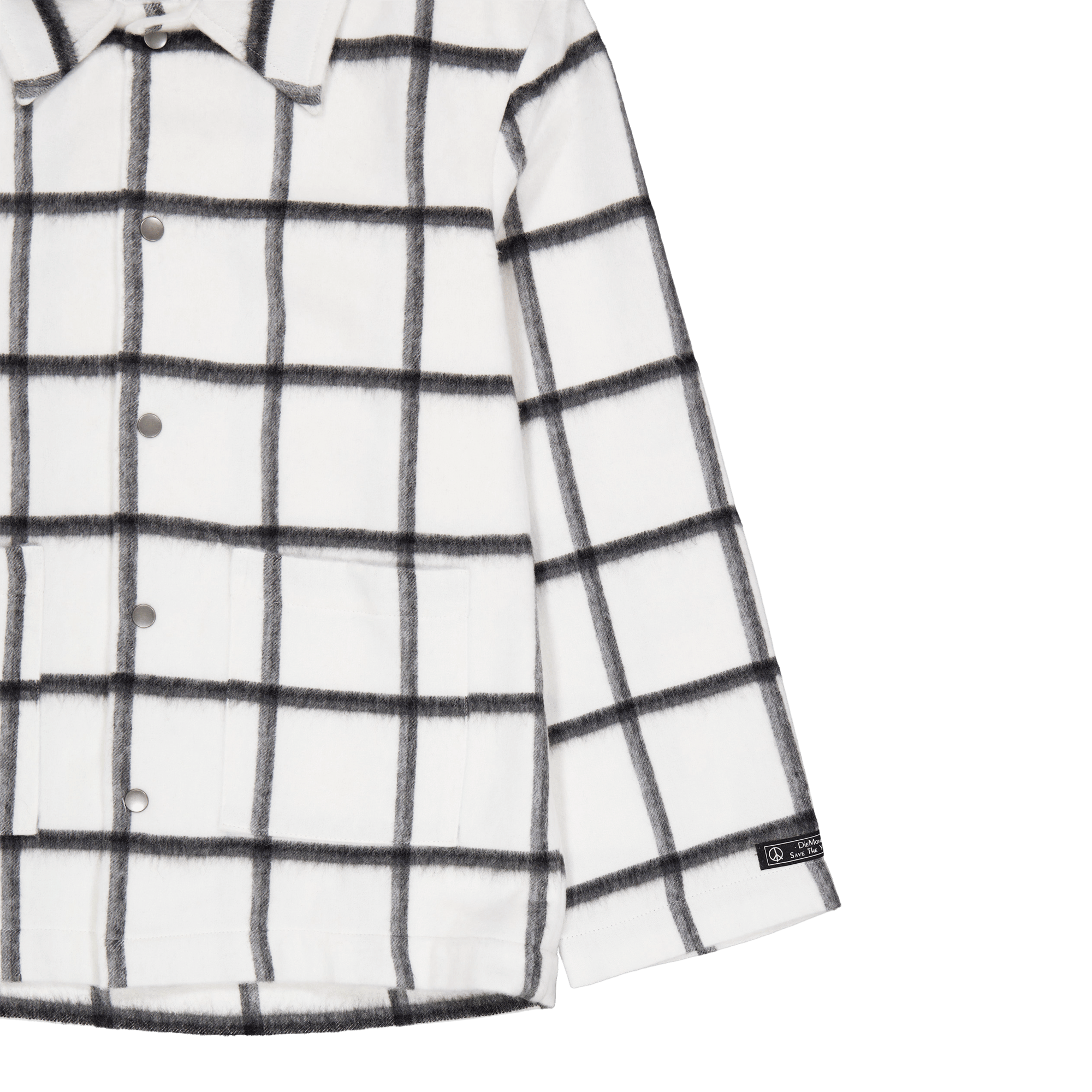 Bafaka Plaid - Jacket White Chekpattern - Bild 4
