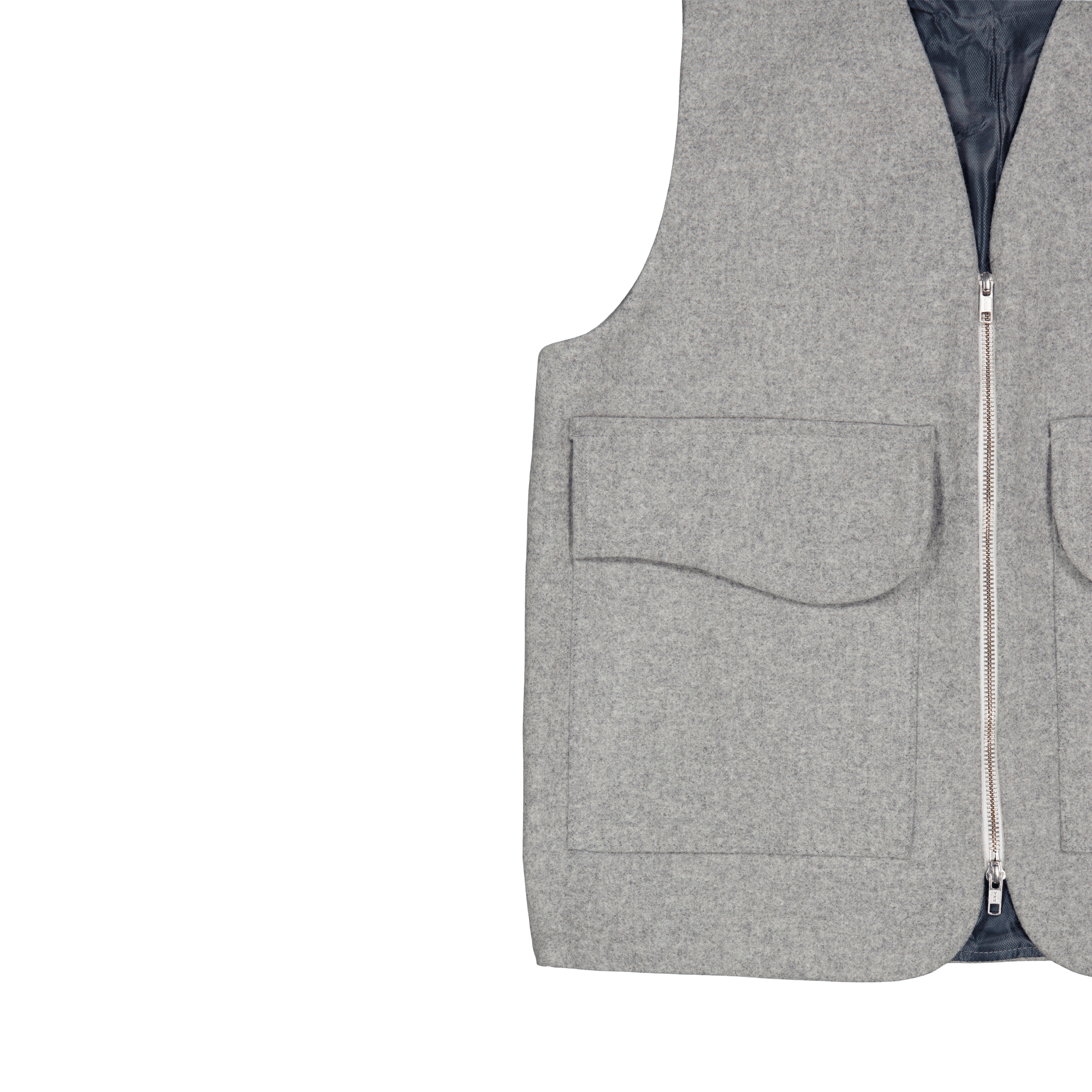 Jakt - Wool Blend Vest Grey - Bild 3