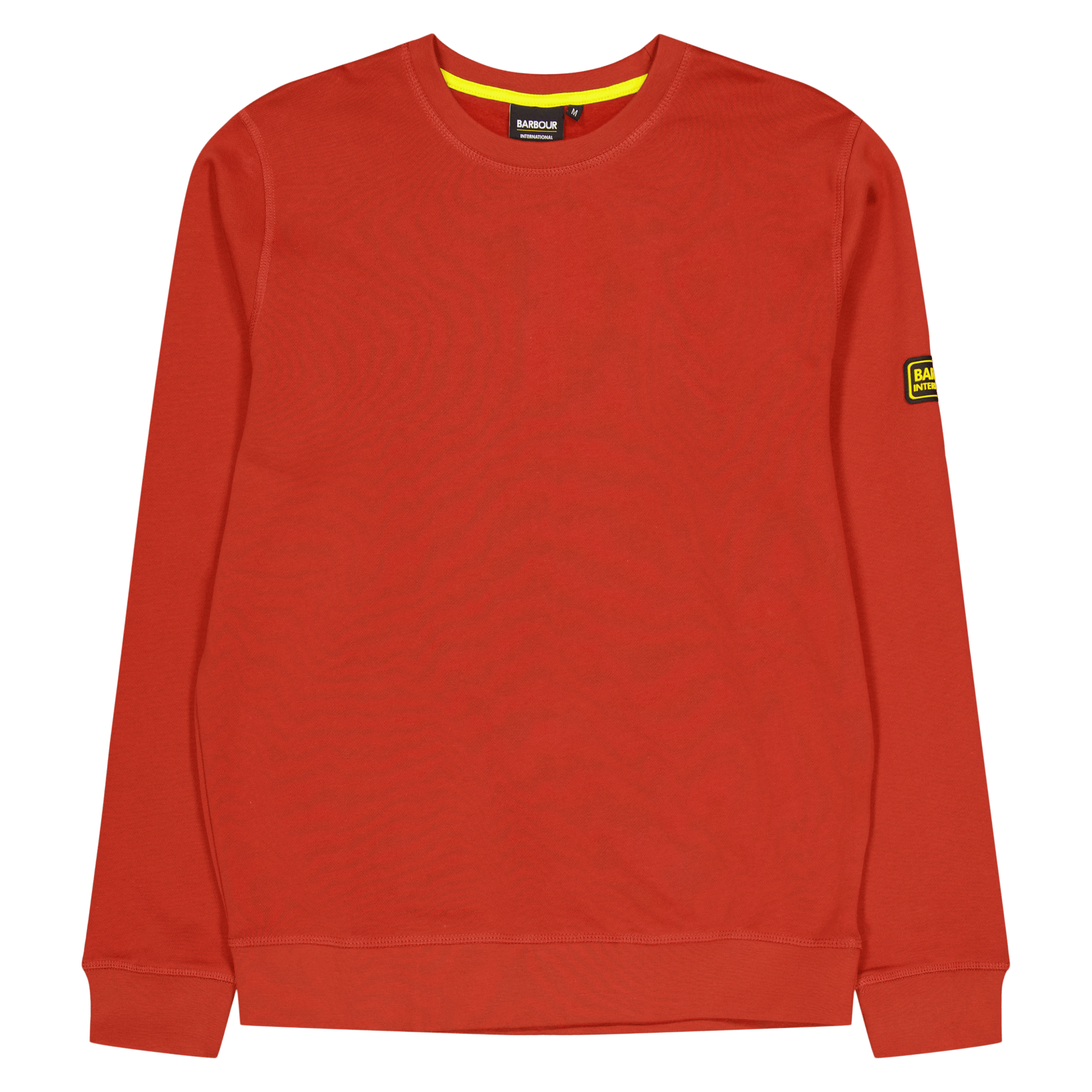 Barbour B.intl Racer Badge Sweat Re12 Iron Ore