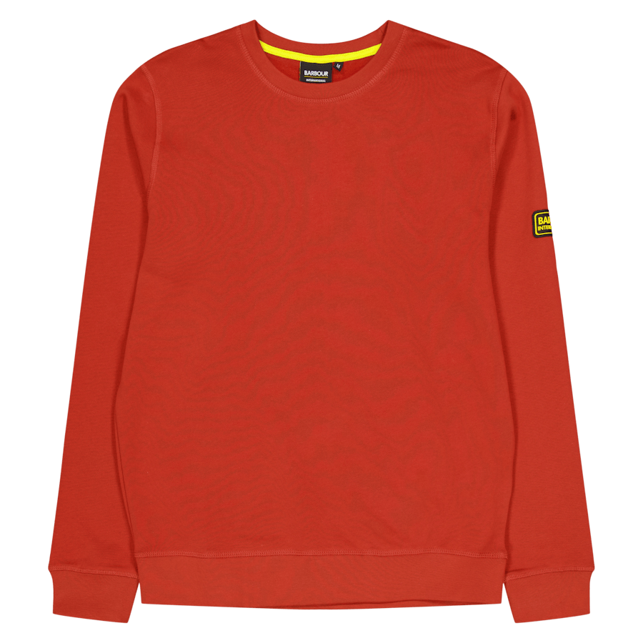 Barbour B.intl Racer Badge Sweat Re12 Iron Ore