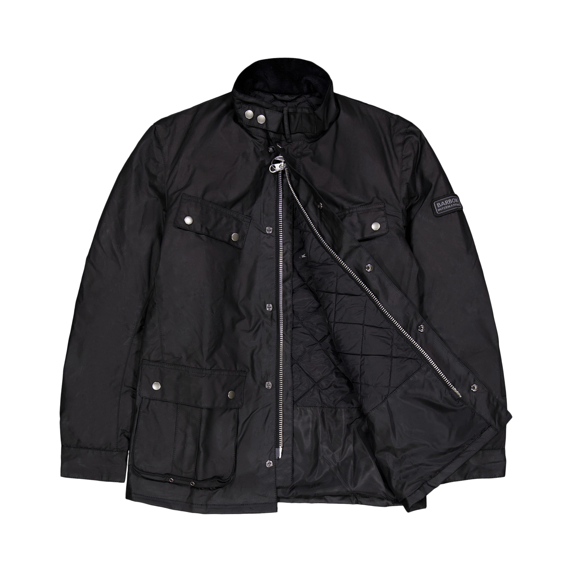 Barbour B.intl Duke Wax Jacket Bk91 - Bild 4
