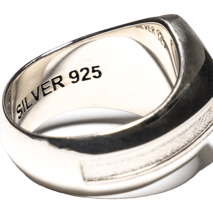 Psychotropic Class Ring Silver 925/emerald - Bild 3