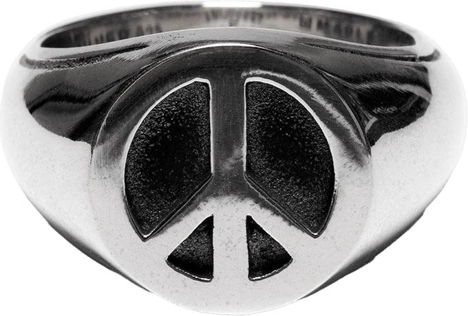 Peace Ring Silver 925, Unisex, Equipment, other accessories, Silver, M/L