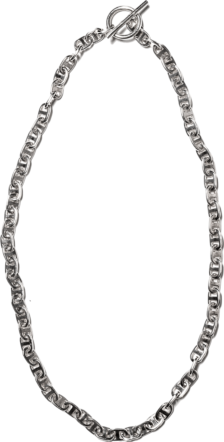 Chain Link Necklace 7mm Silver 925, Unisex, Equipment, other accessories, Silver, ONESIZE