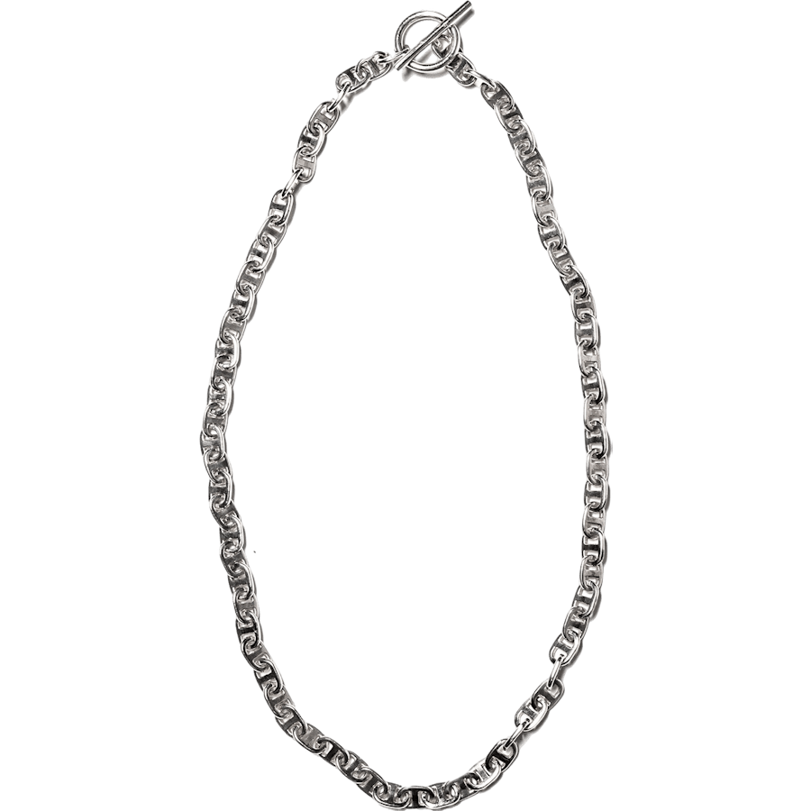 Chain Link Necklace 7mm Silver 925